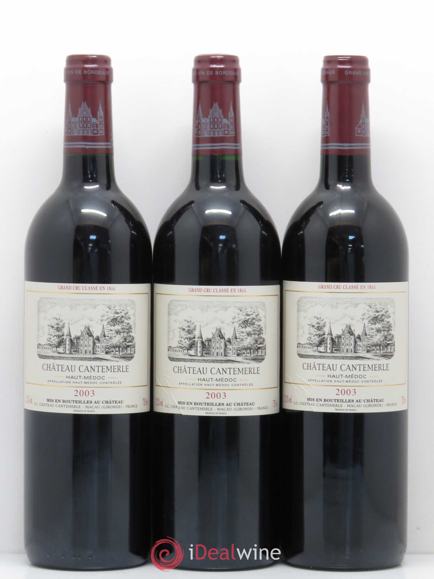Château Cantemerle 5ème Grand Cru Classé 2003 - Lot de 12 bouteilles - 2