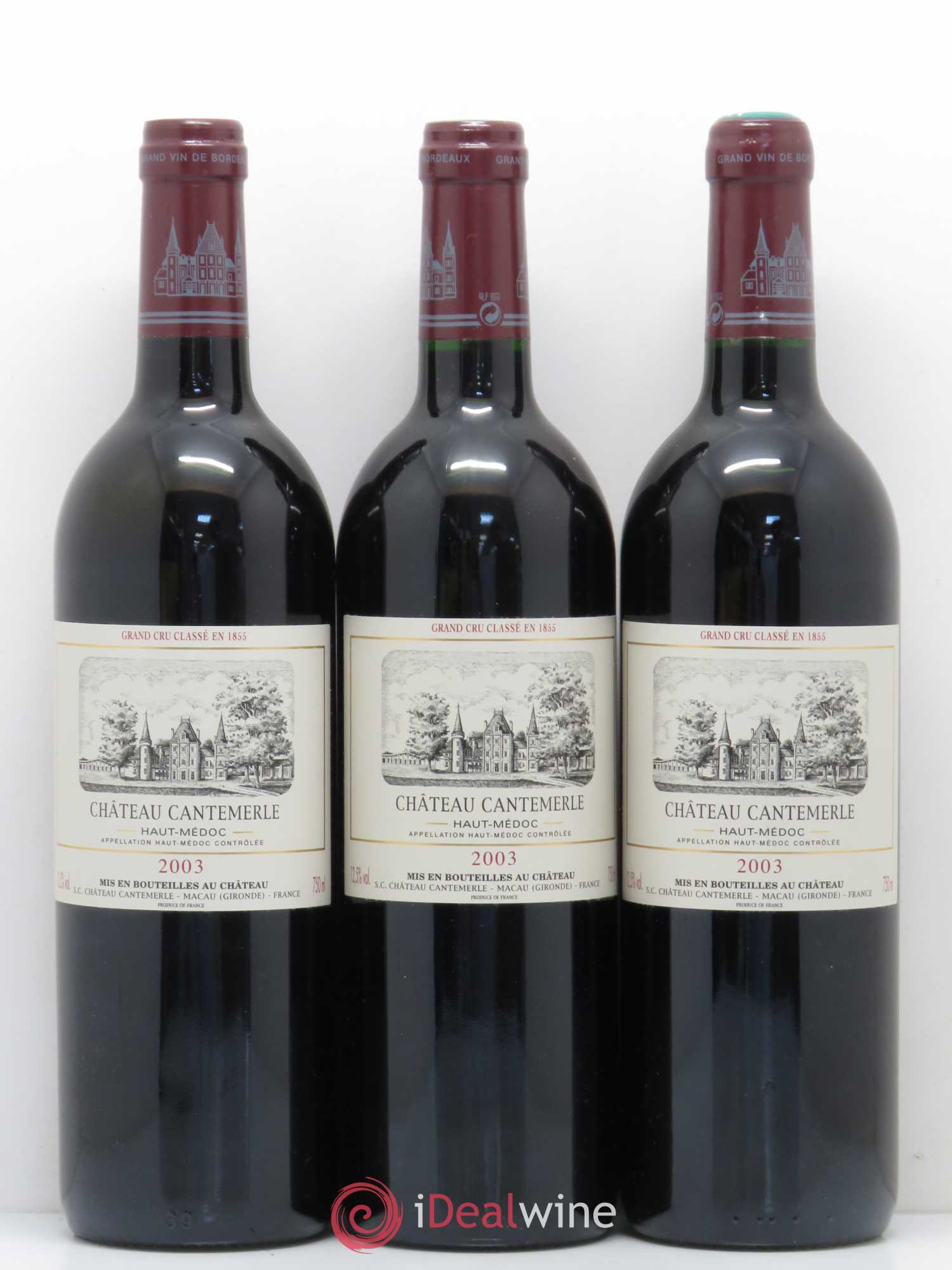 Château Cantemerle 5ème Grand Cru Classé 2003 - Lot de 12 bouteilles - 4