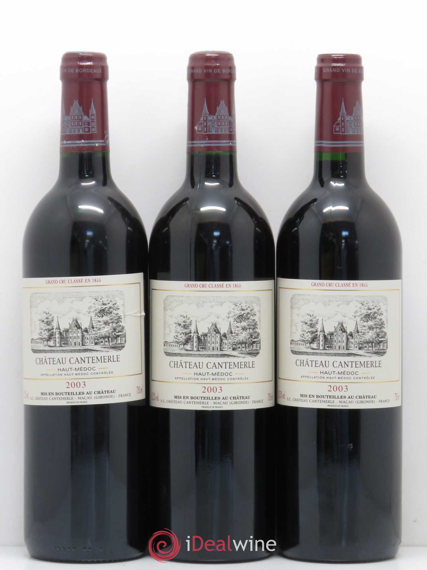 Château Cantemerle 5ème Grand Cru Classé 2003 - Lot de 12 bouteilles - 4