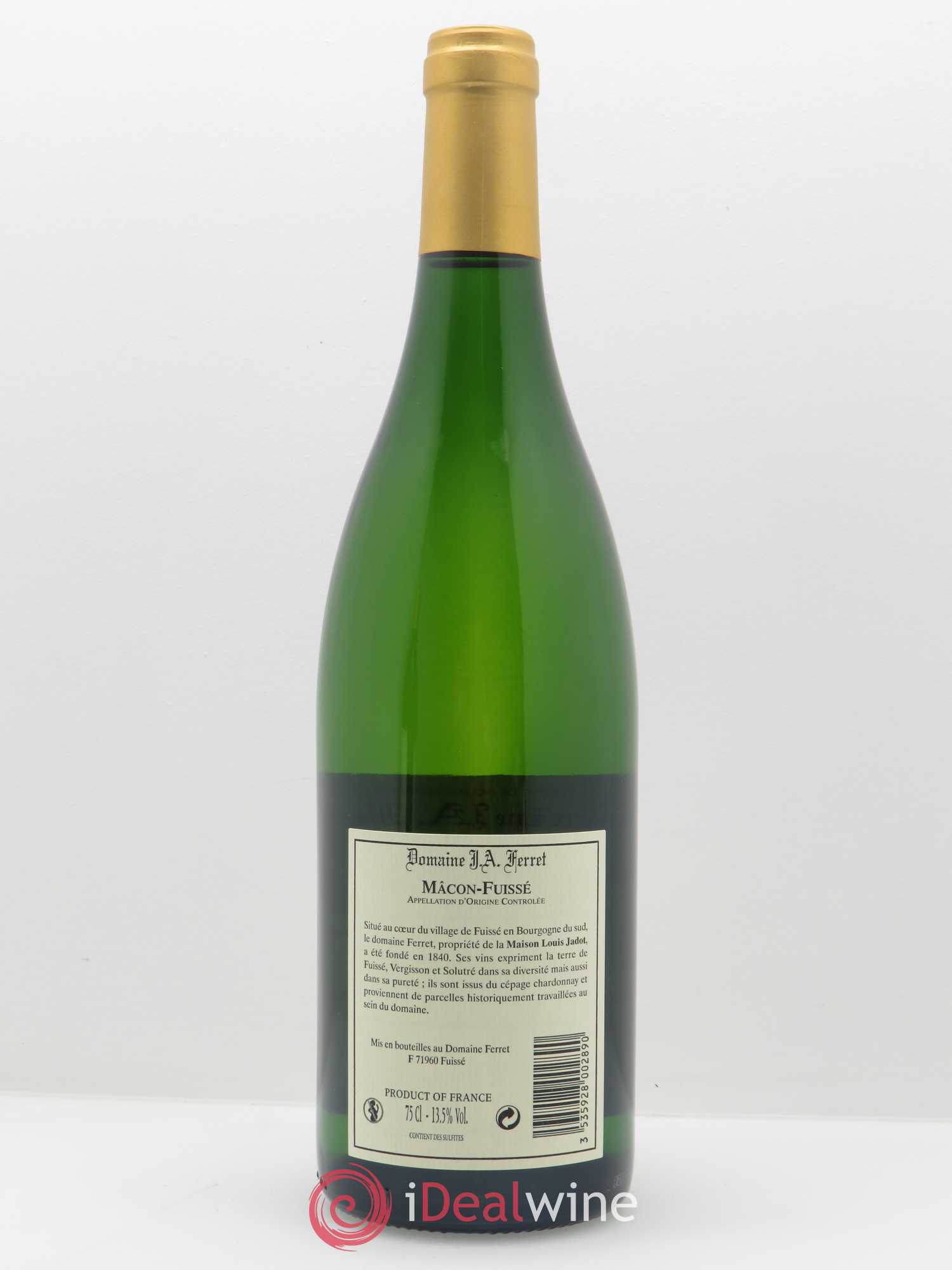 Mâcon-Fuissé J.A. Ferret (Domaine) 2017 - Lot de 1 bouteille - 1