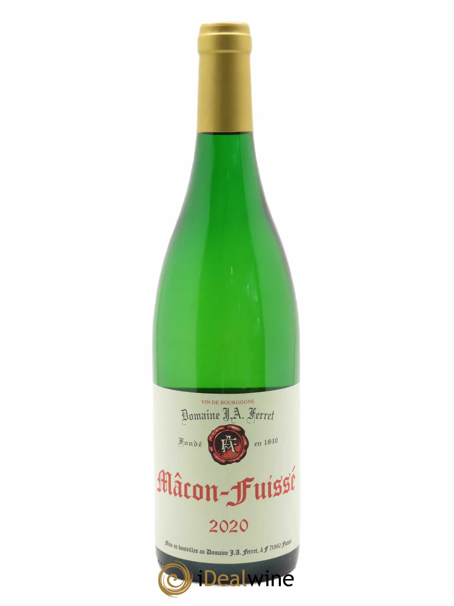 Mâcon-Fuissé J.A. Ferret (Domaine) 2020 - Lot de 1 bouteille - 0