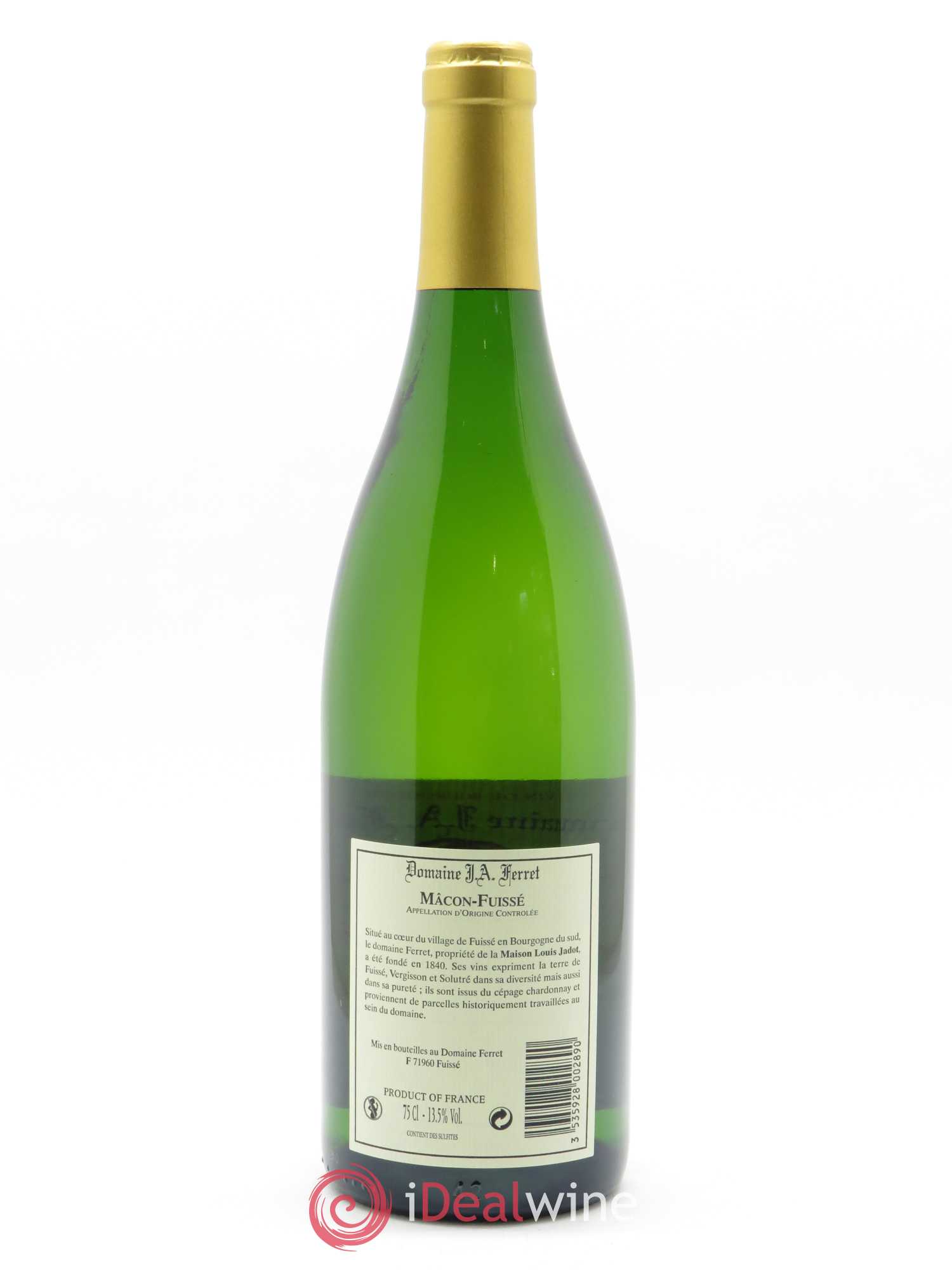 Mâcon-Fuissé J.A. Ferret (Domaine) 2019 - Lot de 1 bouteille - 1