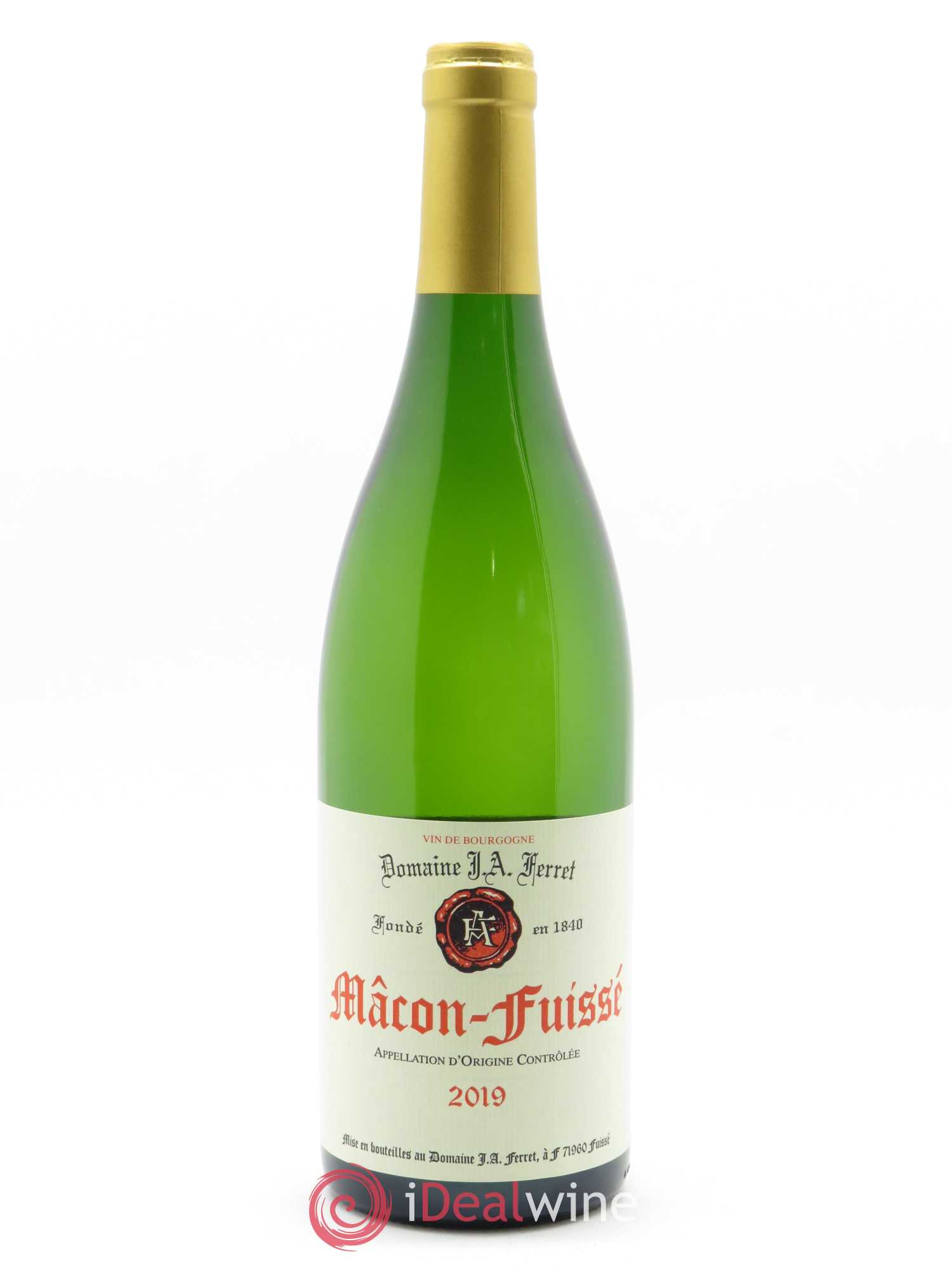 Mâcon-Fuissé J.A. Ferret (Domaine) 2019 - Lot de 1 bouteille - 0