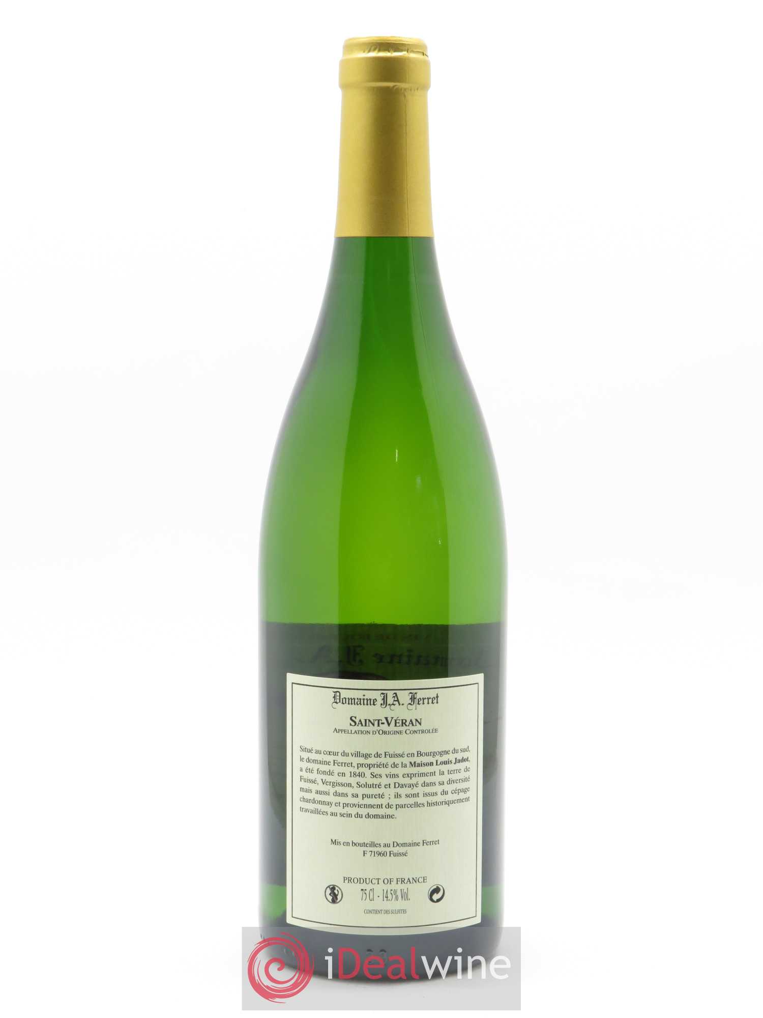 Saint-Véran J.A. Ferret (Domaine) 2019 - Lot de 1 bouteille - 1