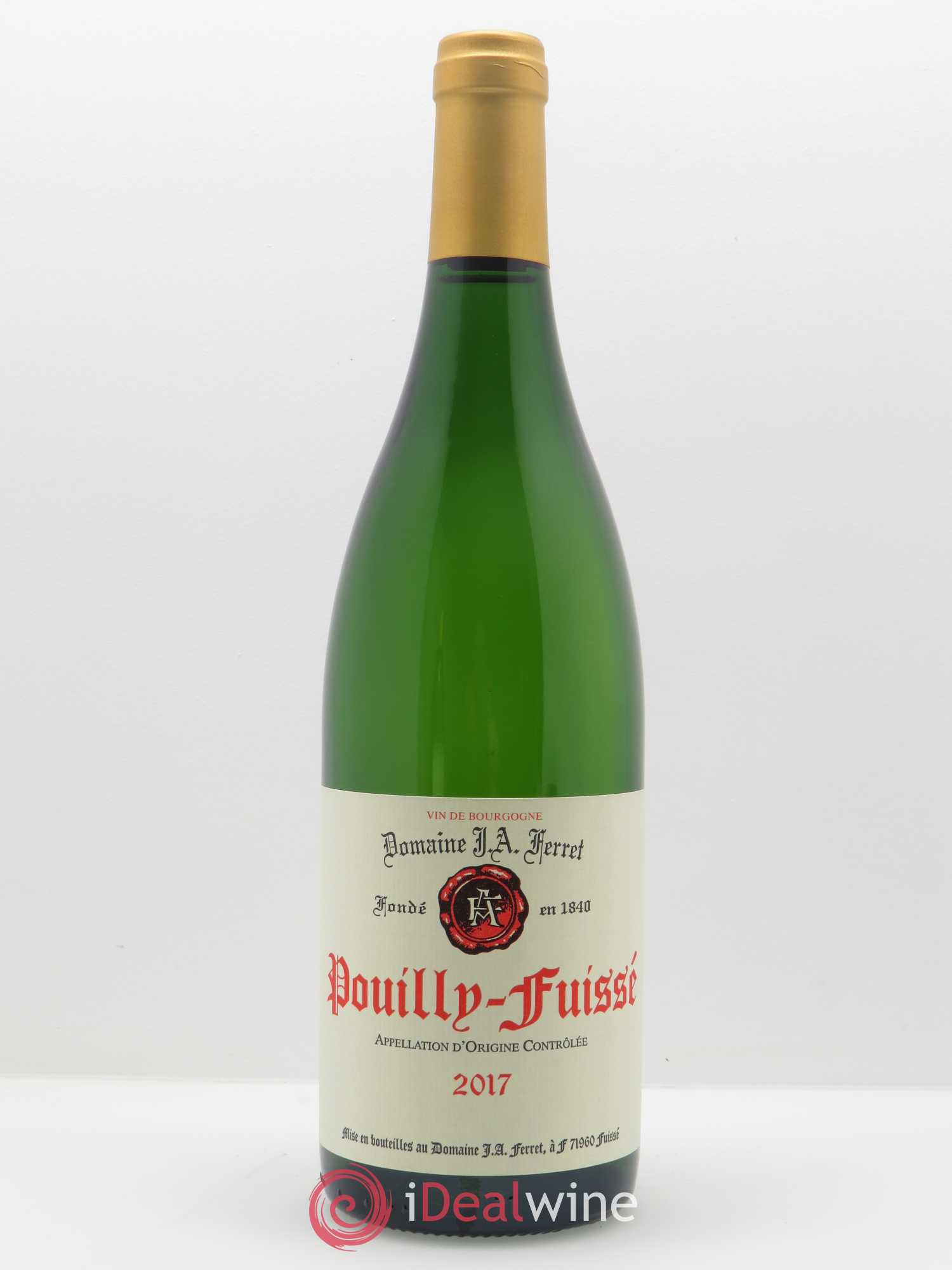 Pouilly-Fuissé J.A. Ferret (Domaine) 2017 - Lot de 1 bouteille - 0