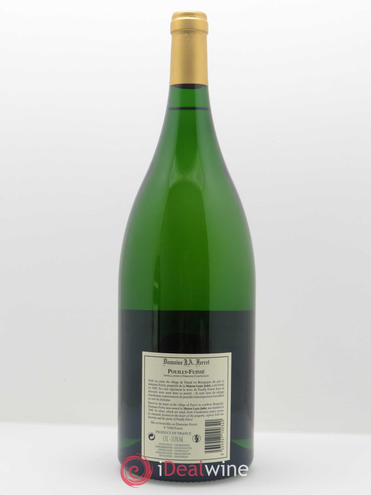 Pouilly-Fuissé J.A. Ferret (Domaine) 2017 - Lot de 1 magnum - 1