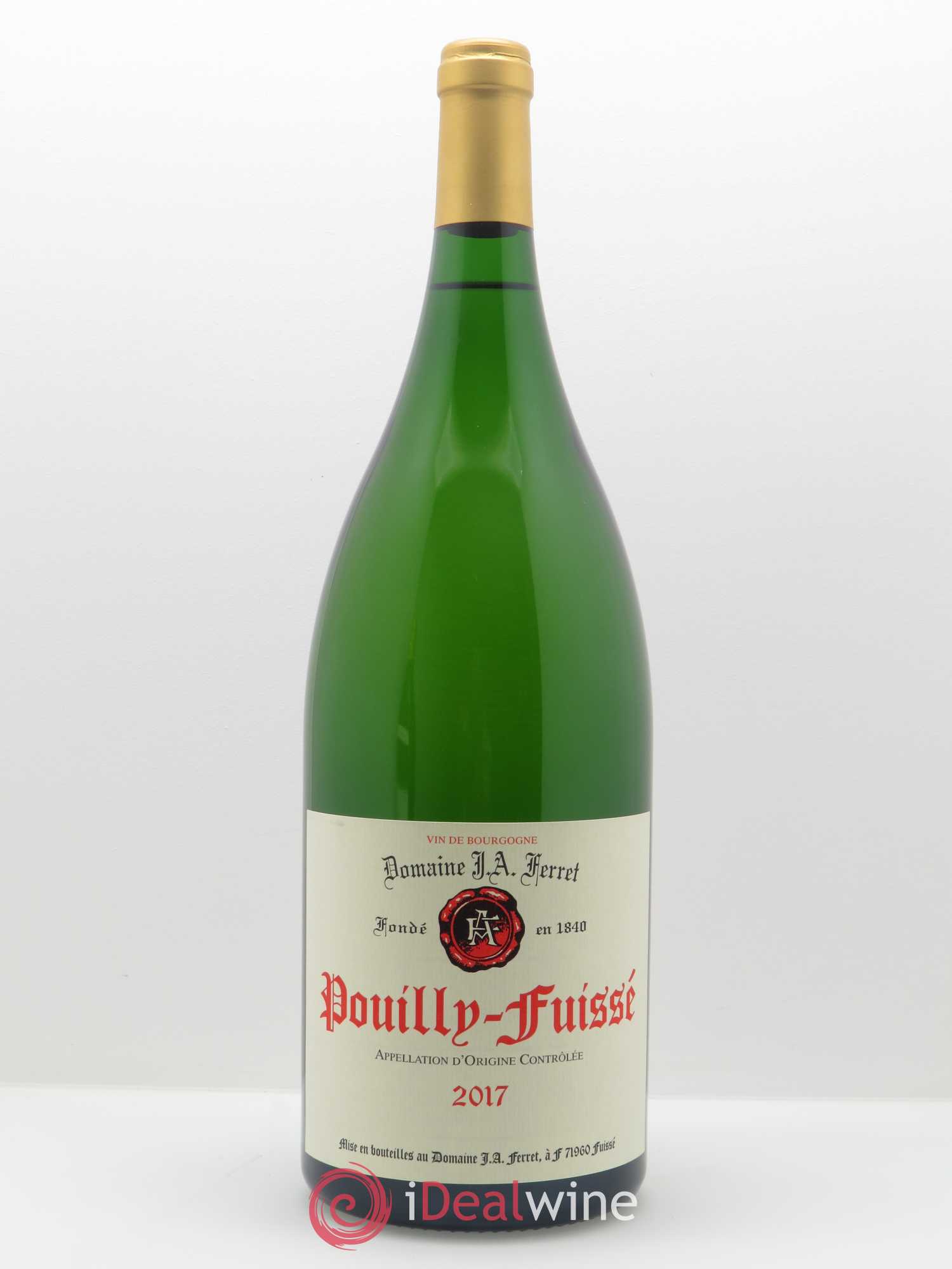 Pouilly-Fuissé J.A. Ferret (Domaine) 2017 - Lot de 1 magnum - 0