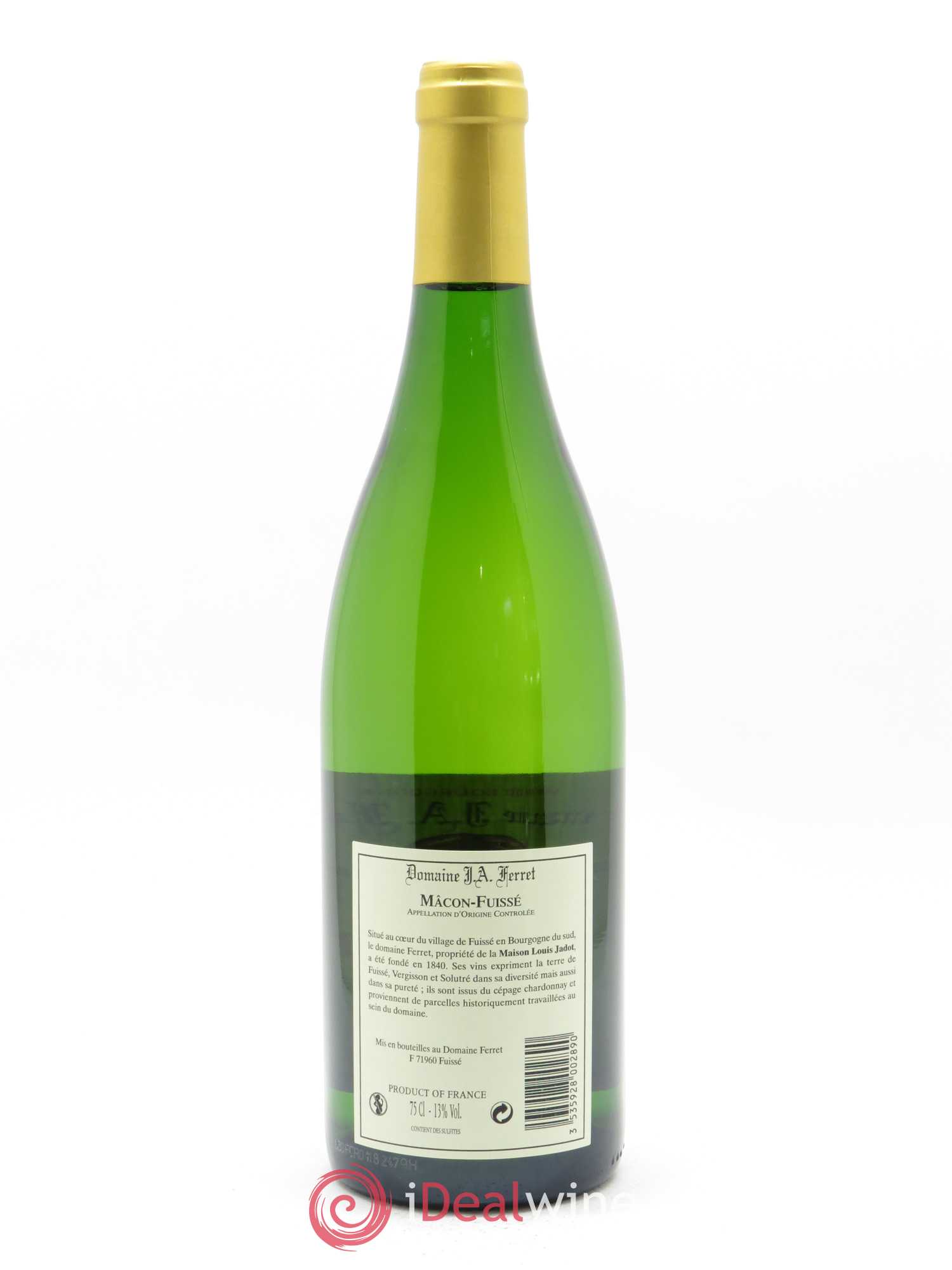 Mâcon-Fuissé J.A. Ferret (Domaine) 2018 - Lot de 1 bouteille - 1