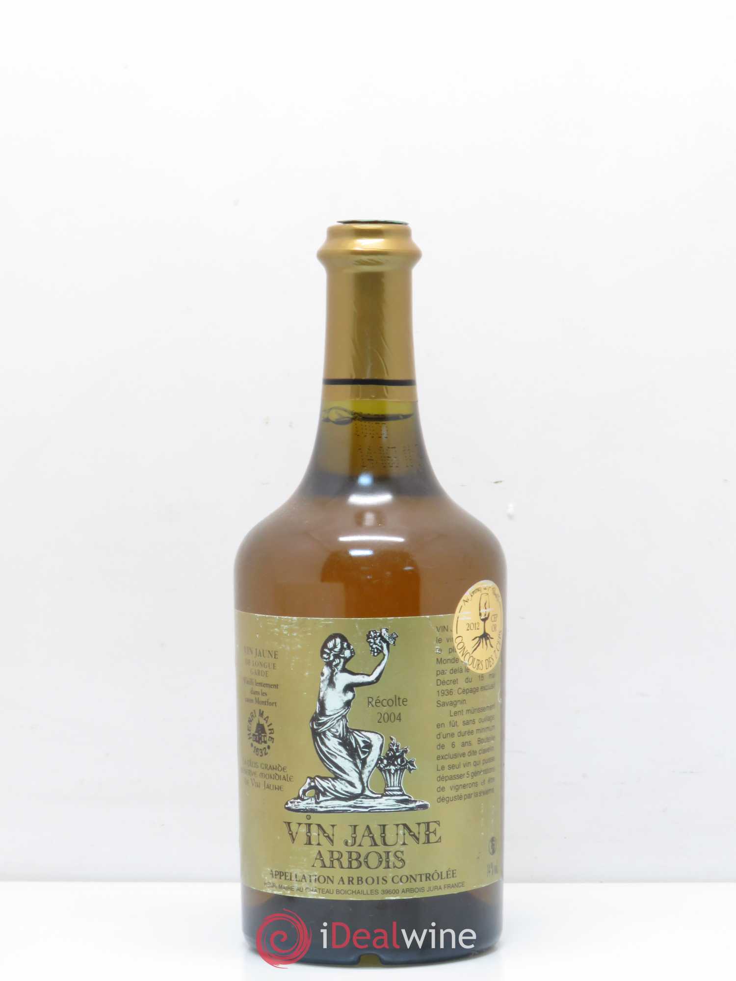 Arbois Vin Jaune Henri Maire 2004 - Lot de 1 bouteille - 0