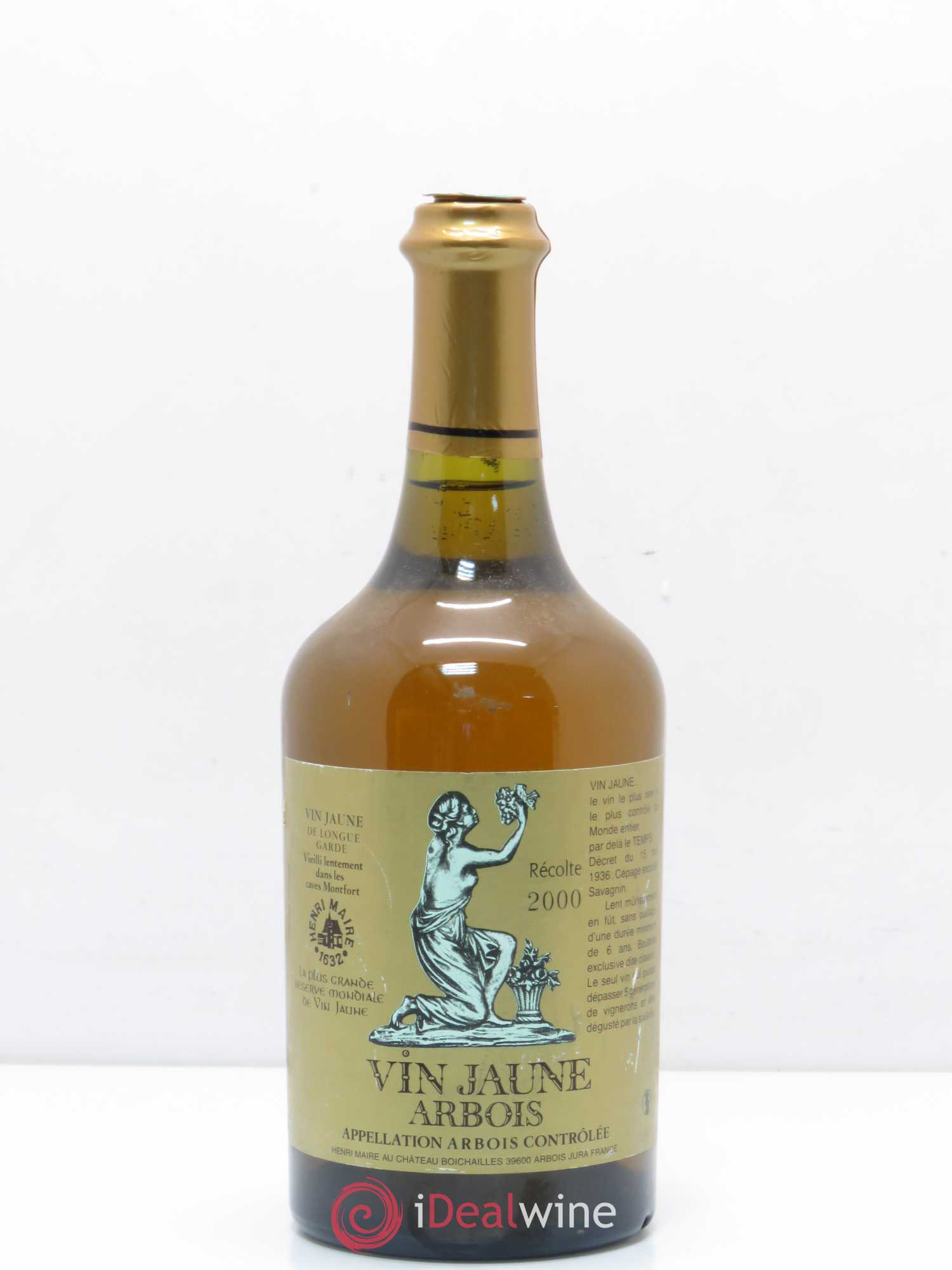 Arbois Vin Jaune Henri Maire 2000 - Lot de 1 bouteille - 0