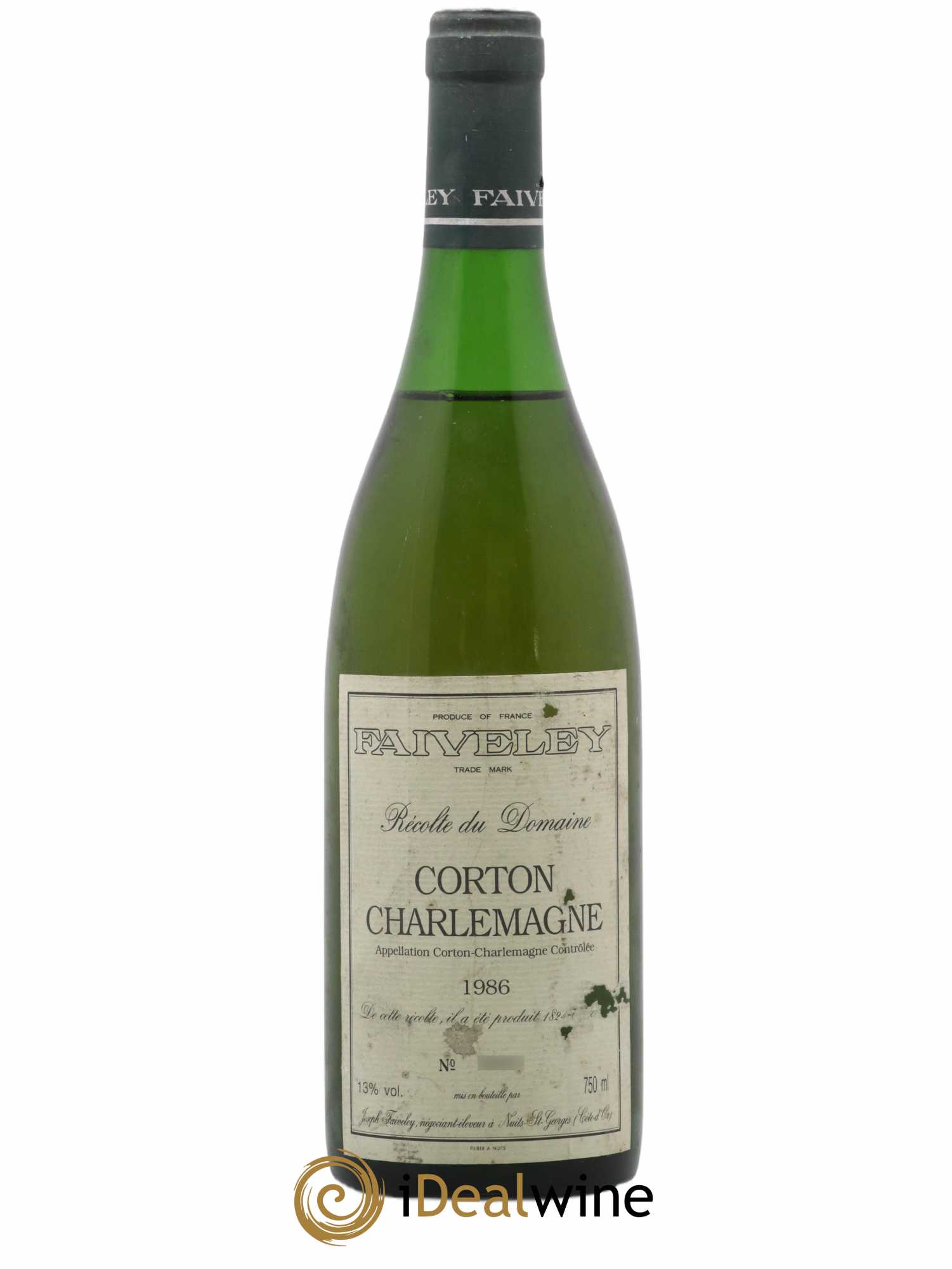 Corton-Charlemagne Grand Cru Faiveley 1986 - Lot de 1 bouteille - 0