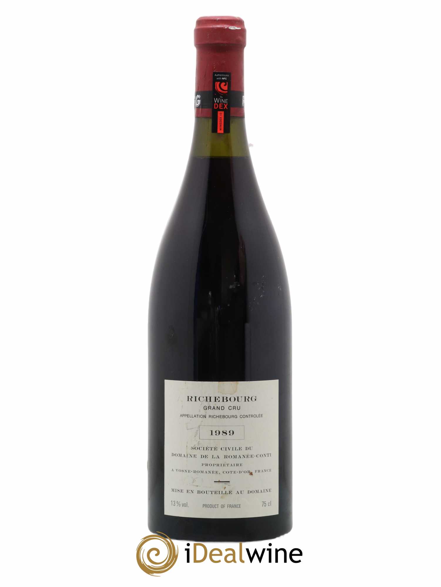 Richebourg Grand Cru Domaine de la Romanée-Conti 1989 - Lot of 1 bottle - 1
