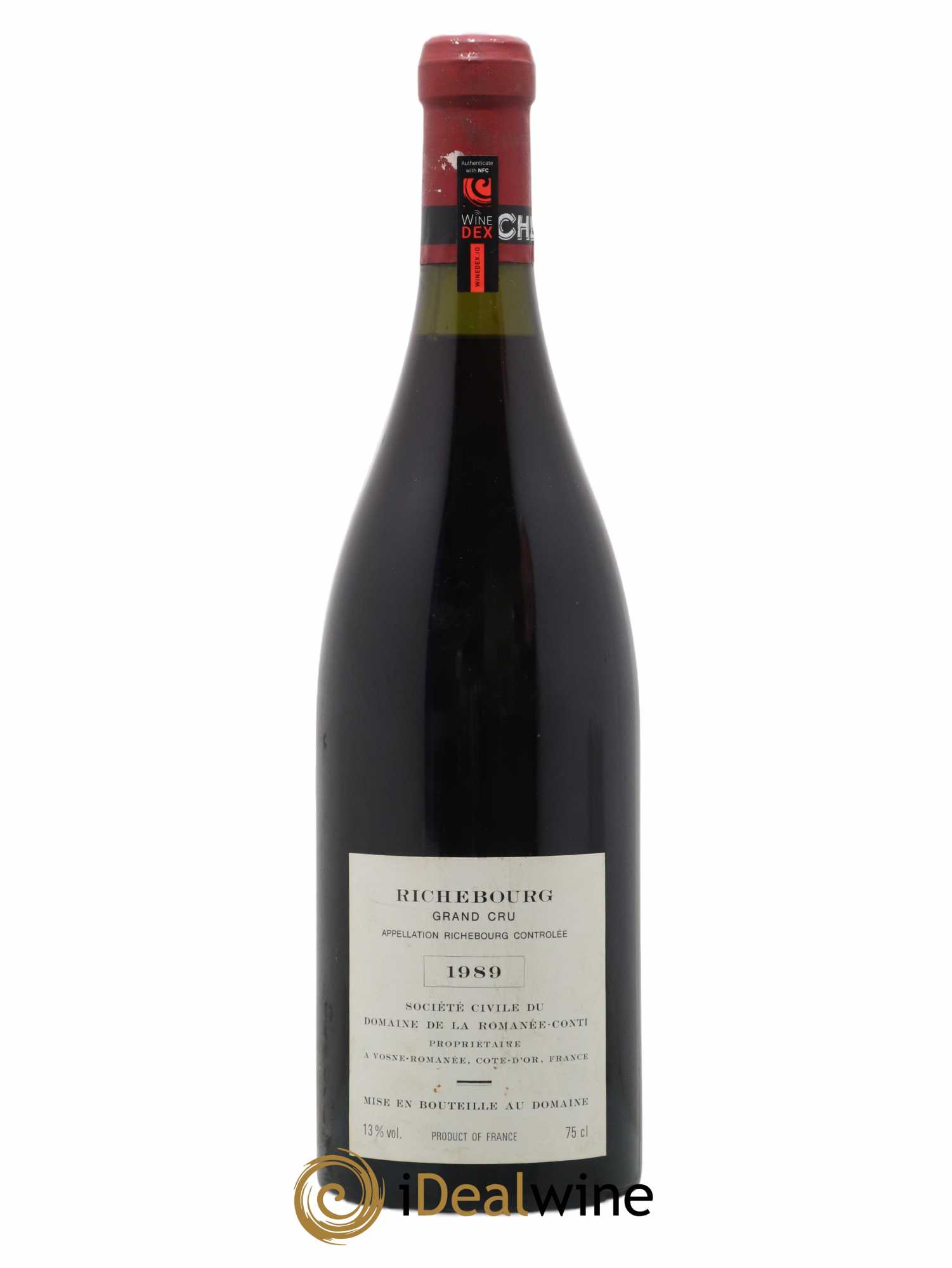 Richebourg Grand Cru Domaine de la Romanée-Conti 1989 - Lot of 1 bottle - 1
