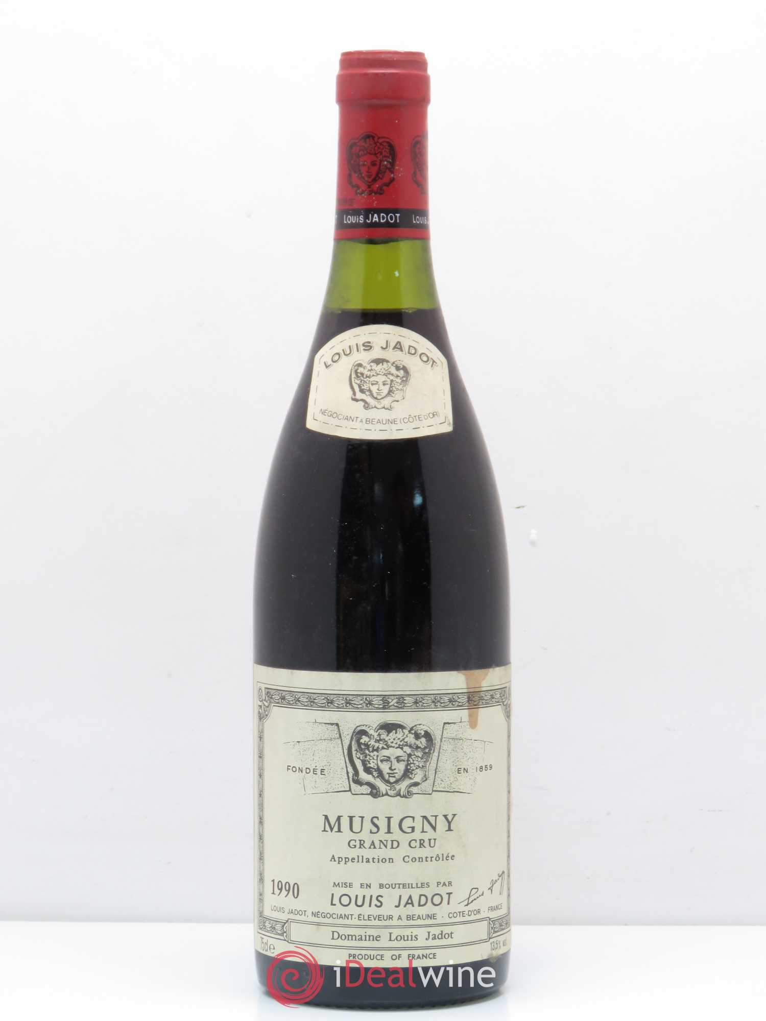 Musigny Grand Cru Louis Jadot (Domaine) 1990 - Lot de 1 bouteille - 0