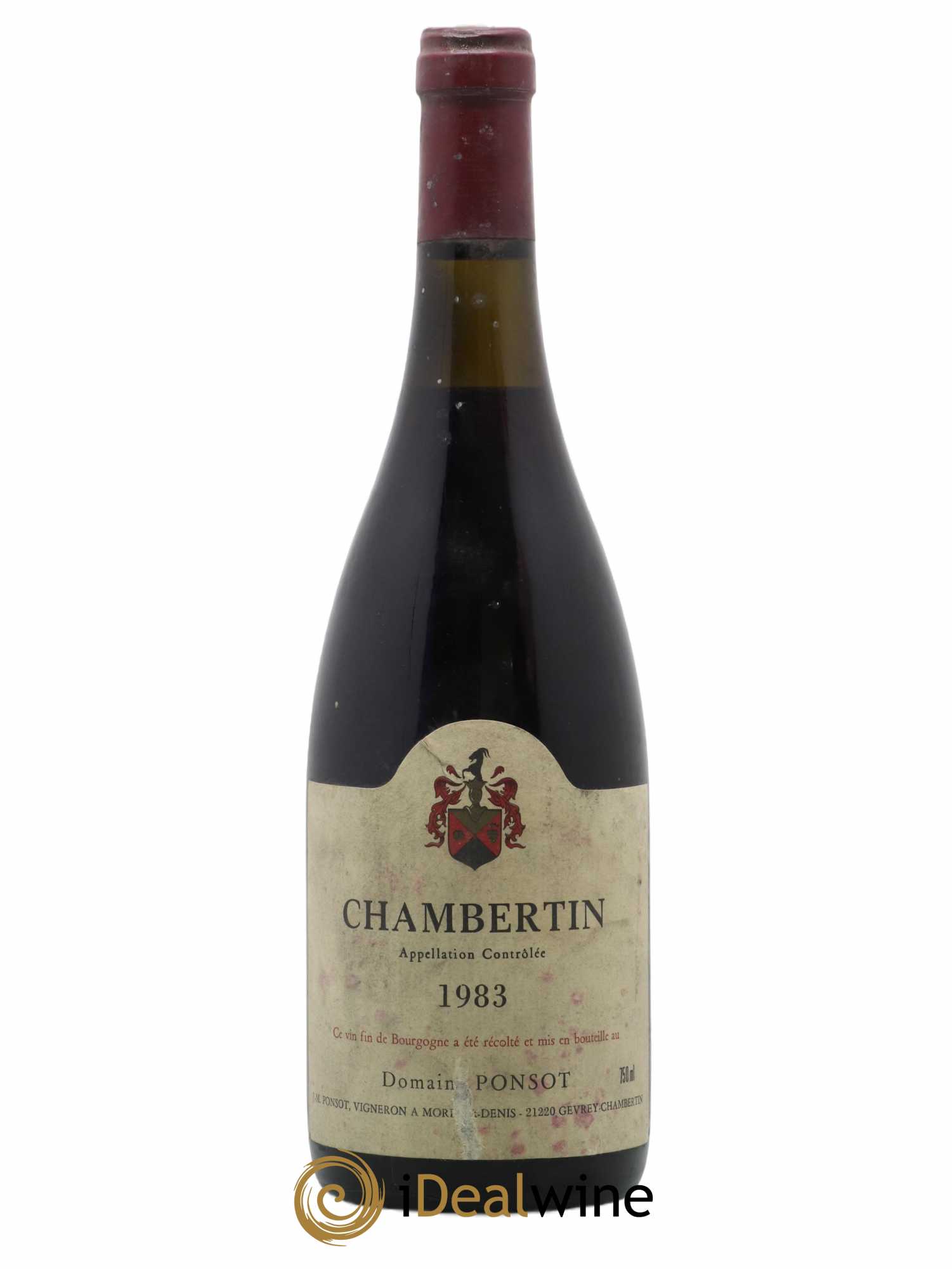 Chambertin Grand Cru Ponsot (Domaine) 1983 - Lot de 1 bouteille - 0
