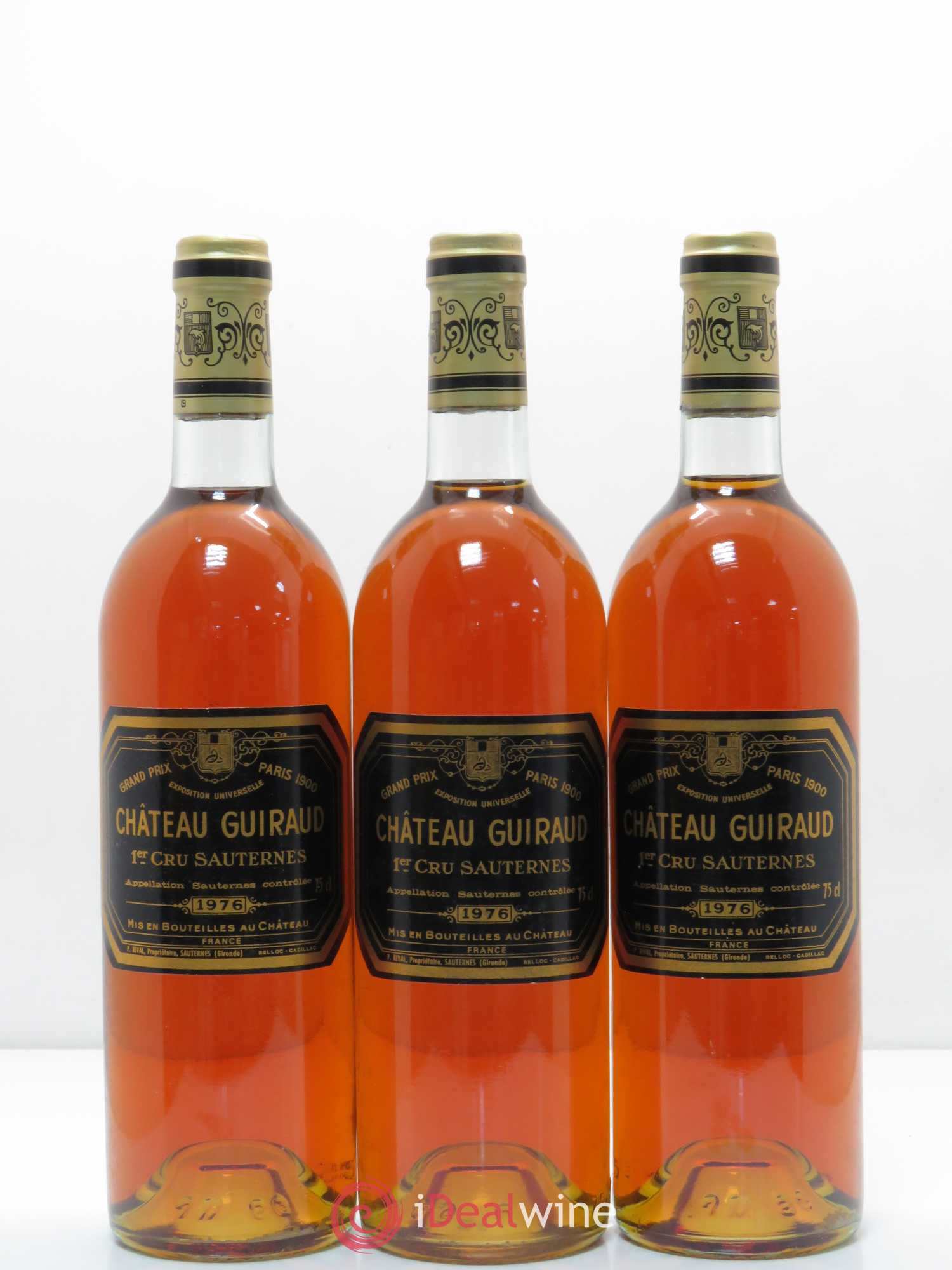 Château Guiraud 1er Grand Cru Classé 1976 - Lotto di 3 bottiglie - 0