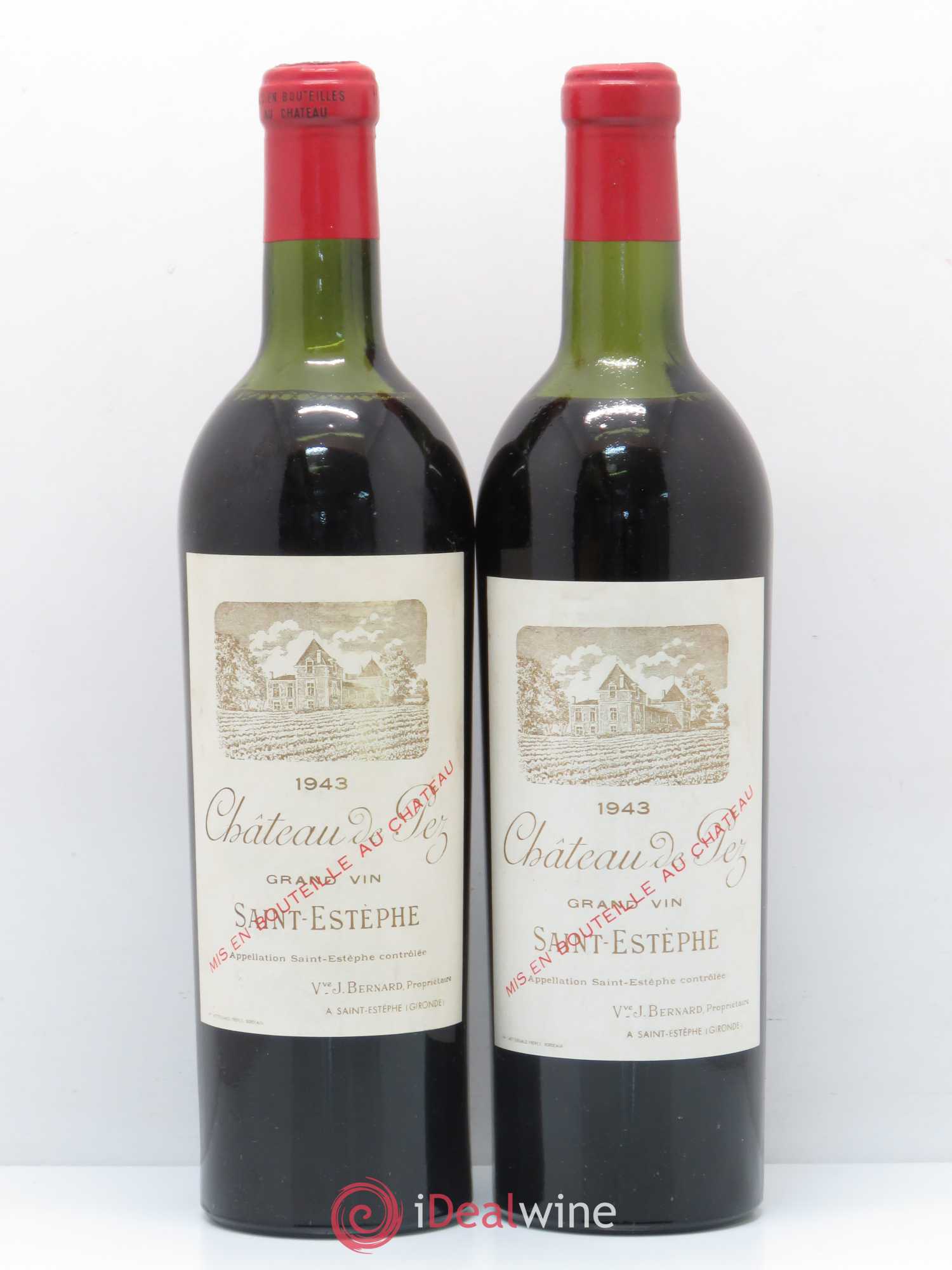 Château de Pez 1943 - Lot de 2 bouteilles - 0
