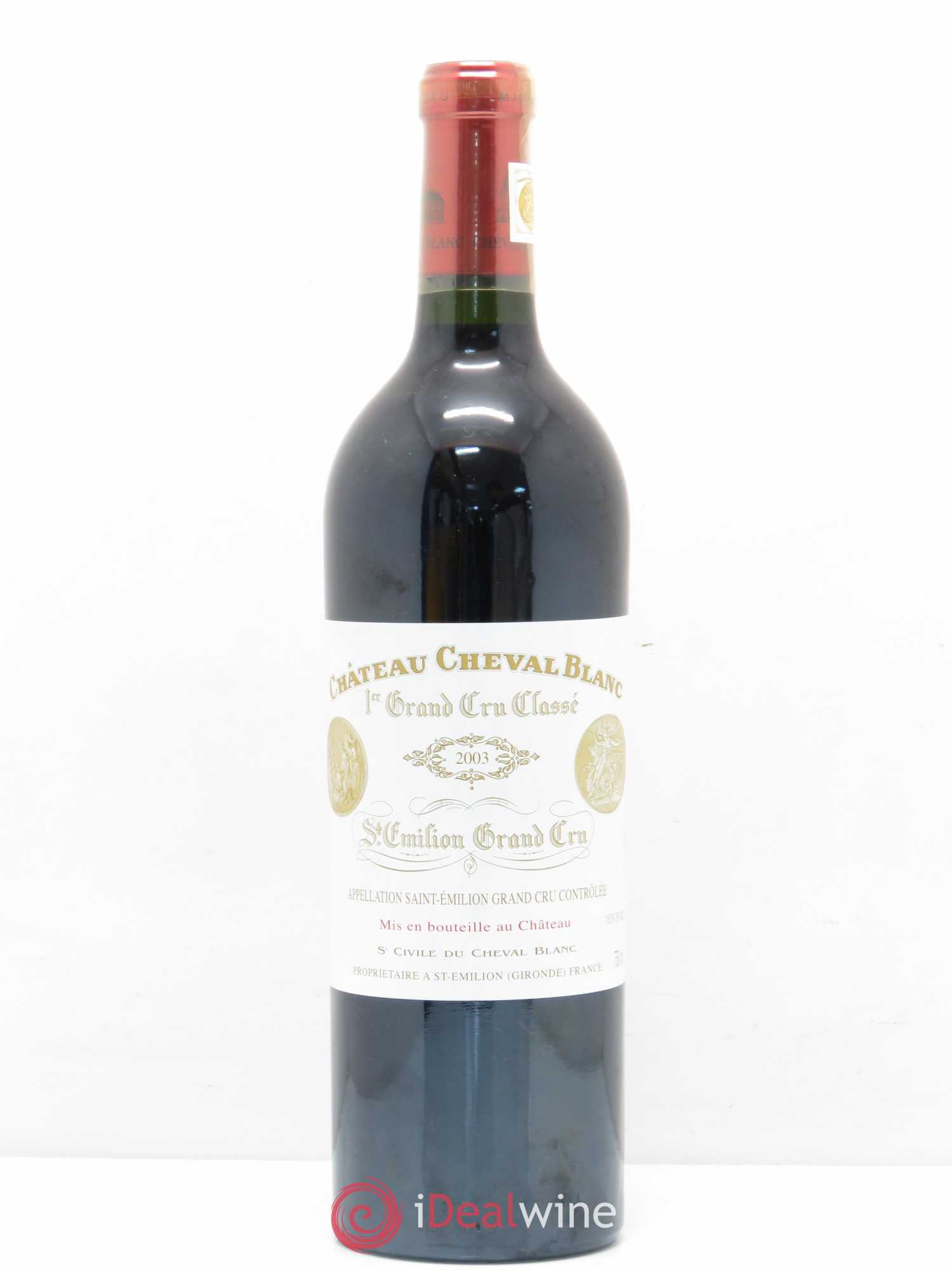 Château Cheval Blanc 1er Grand Cru Classé A 2003 - Lot de 1 bouteille - 0