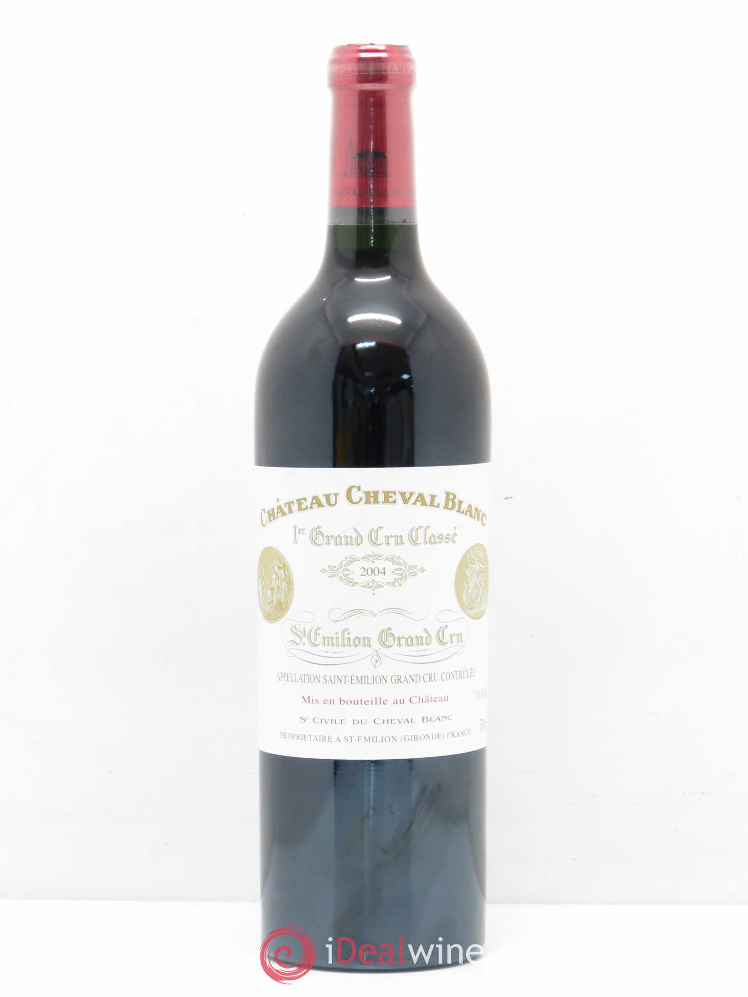 Château Cheval Blanc 1er Grand Cru Classé A 2004 - Lot de 1 bouteille - 0