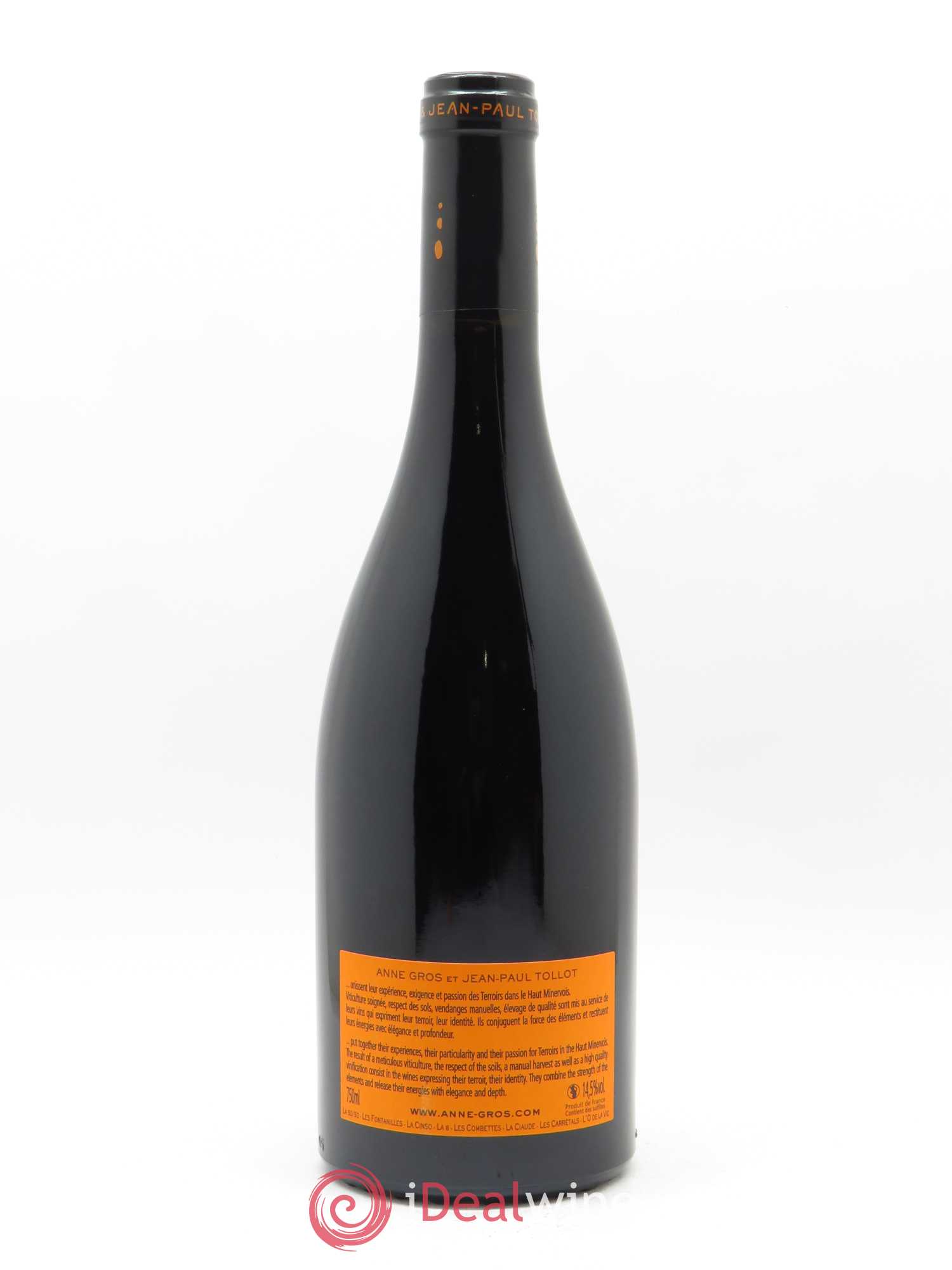 Minervois Les Fontanilles Anne Gros & Jean-Paul Tollot 2018 - Lot of 1 bottle - 1