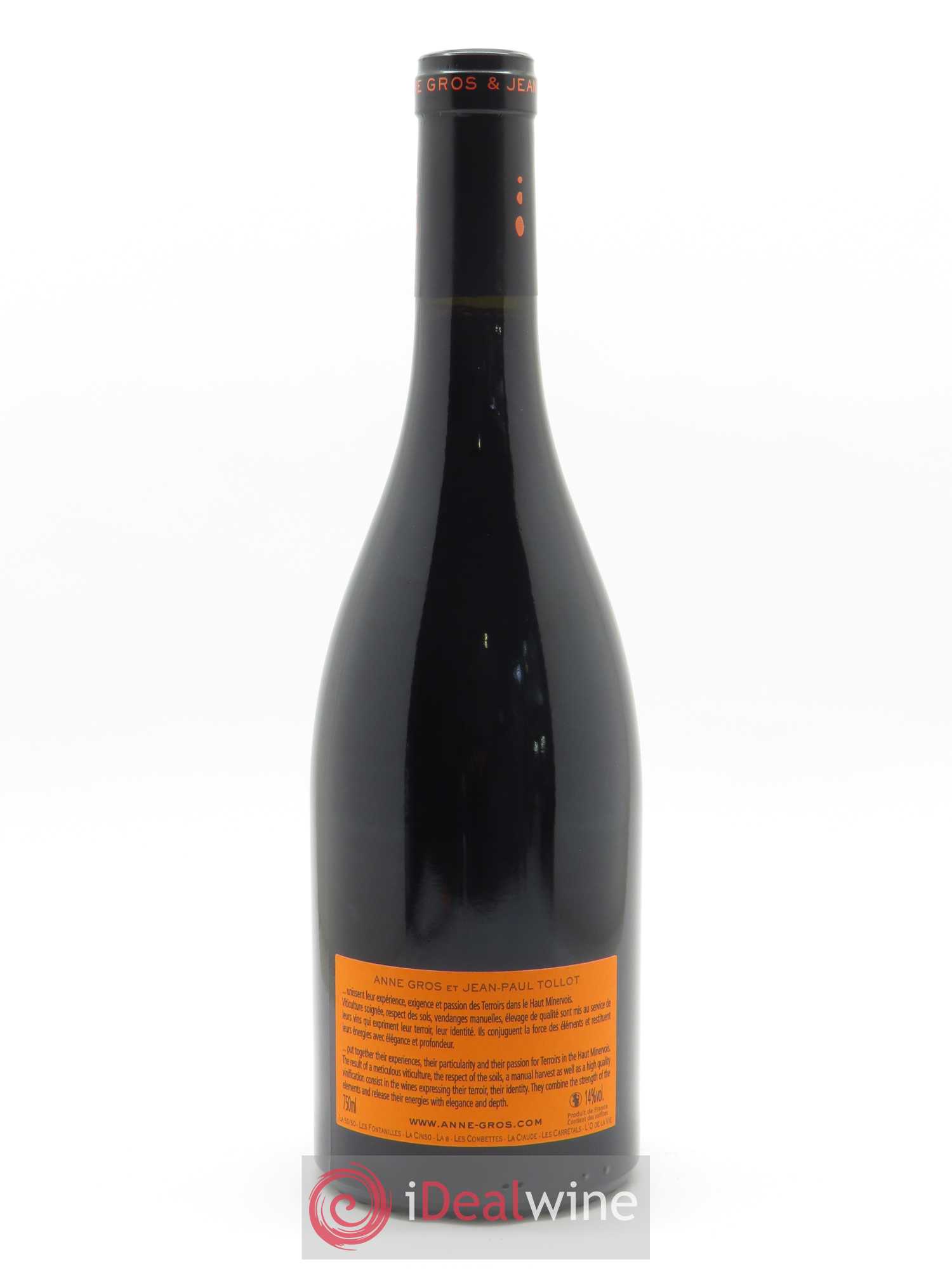 Minervois Les Fontanilles Anne Gros & Jean-Paul Tollot 2019 - Lot of 1 bottle - 1