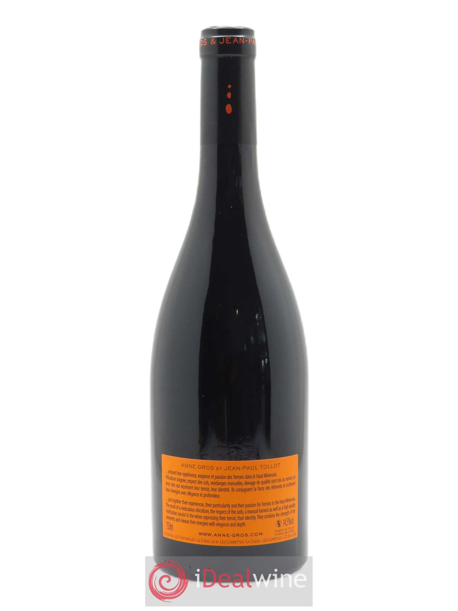 Pays d'Hérault - Côtes du Brian La Grenache 8 Anne Gros & Jean-Paul Tollot 2019 - Lot de 1 bouteille - 1