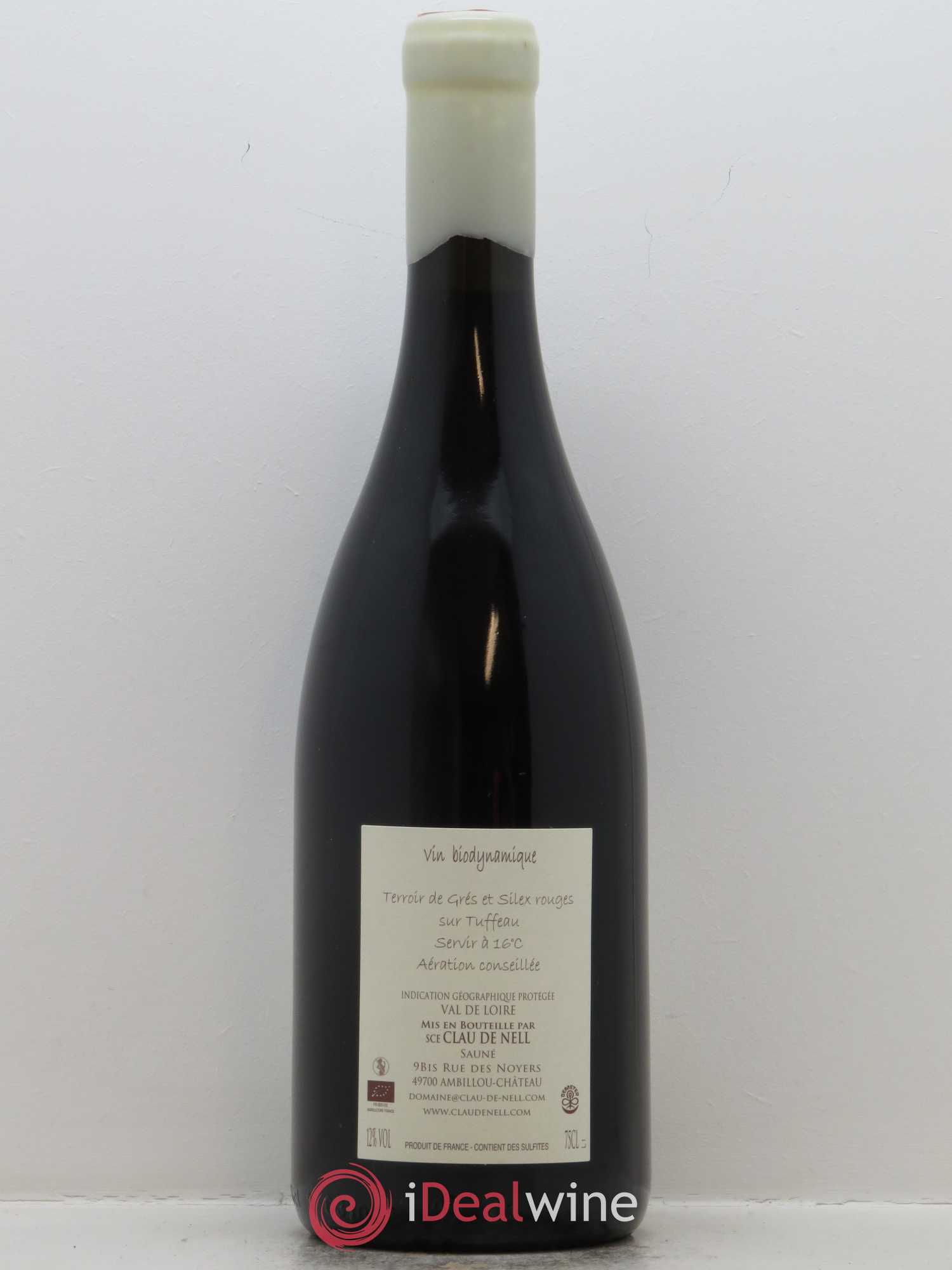 Val de Loire Grolleau Clau de Nell 2015 - Lot de 1 bouteille - 1