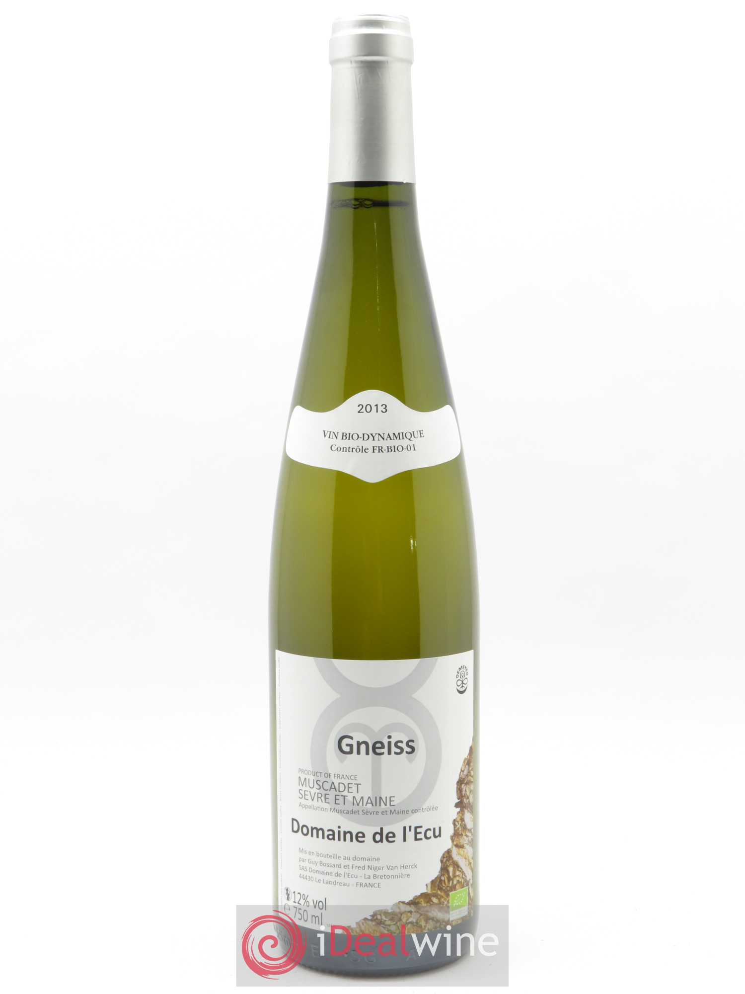 Muscadet-Sèvre-et-Maine Expression de Gneiss Domaine de L'Ecu 2013 - Posten von 1 Flasche - 0