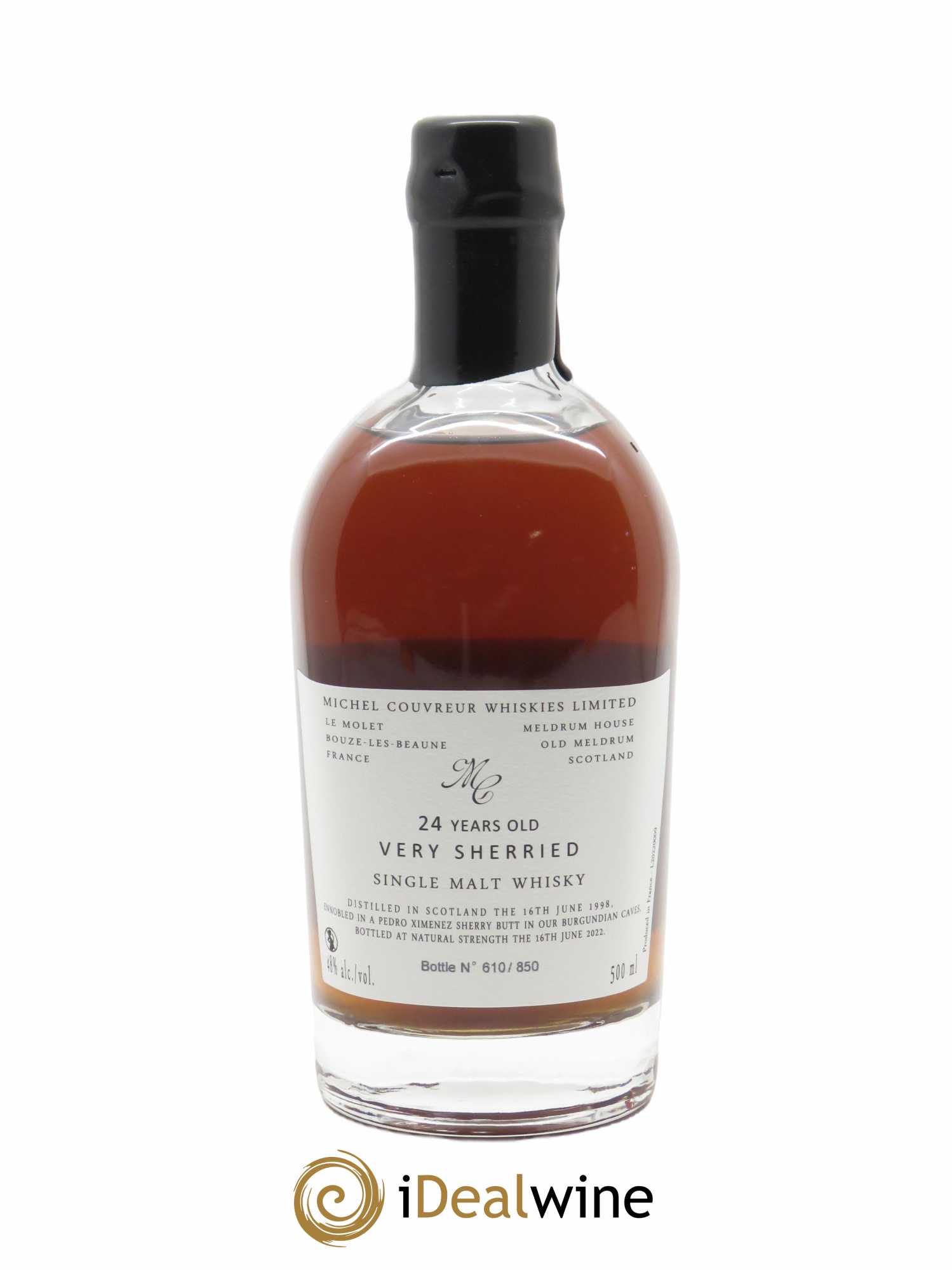 Single Malt Very Sherried 24 ans Michel Couvreur (50cl) - Posten von 1 Flasche - 2