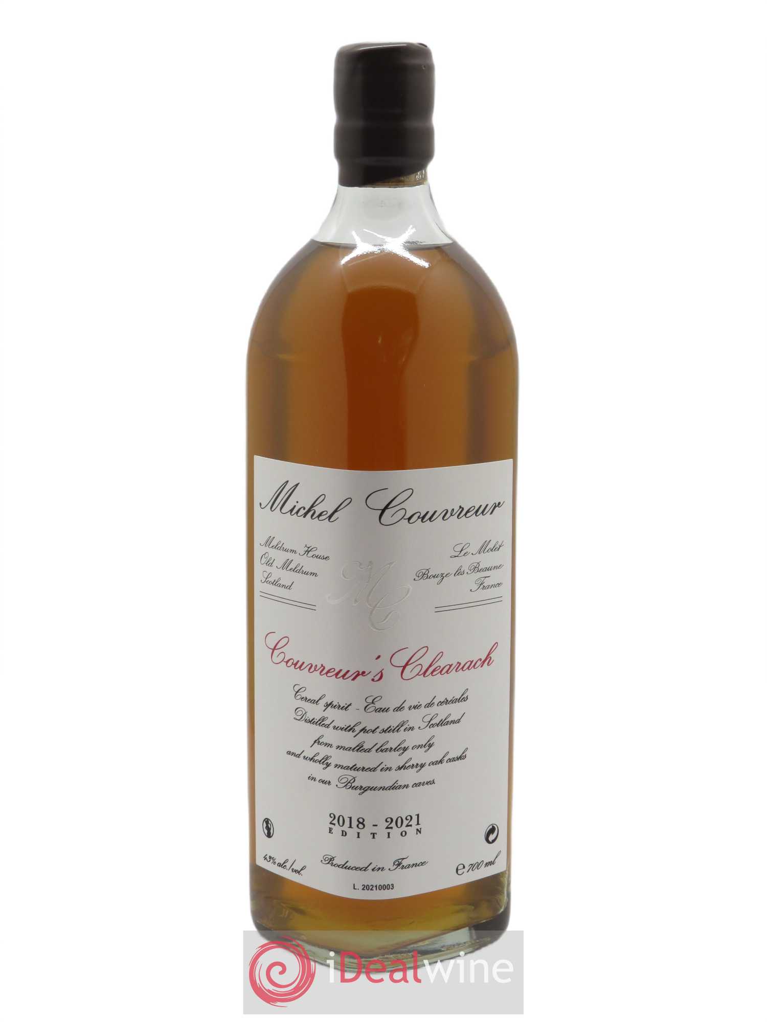 Whisky Single Malt Clearach Michel Couvreur - Lot de 1 bouteille - 1