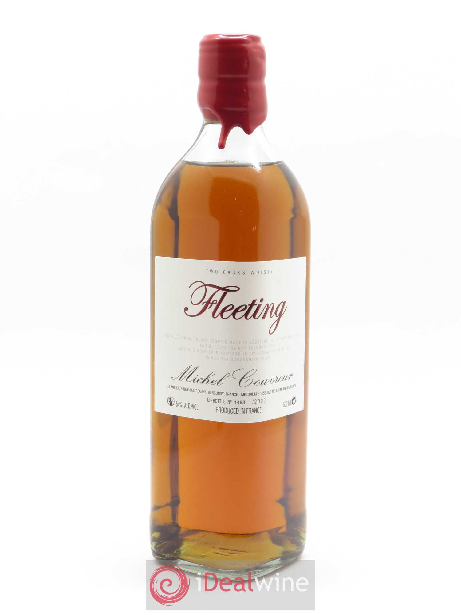 Whisky Single Malt Fleeting 2 Michel Couvreur (50cl) - Posten von 1 Flasche - 1