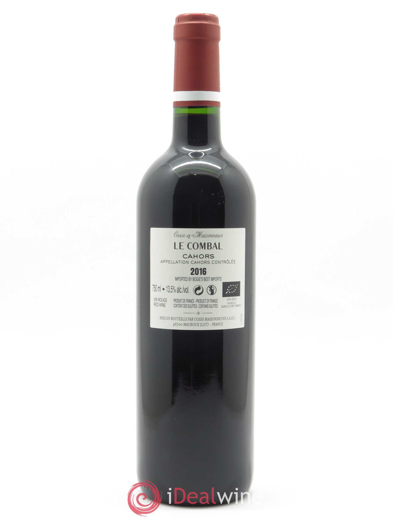 Cahors Le Combal Cosse-Maisonneuve (Domaine) 2016 - Lot of 1 bottle - 1