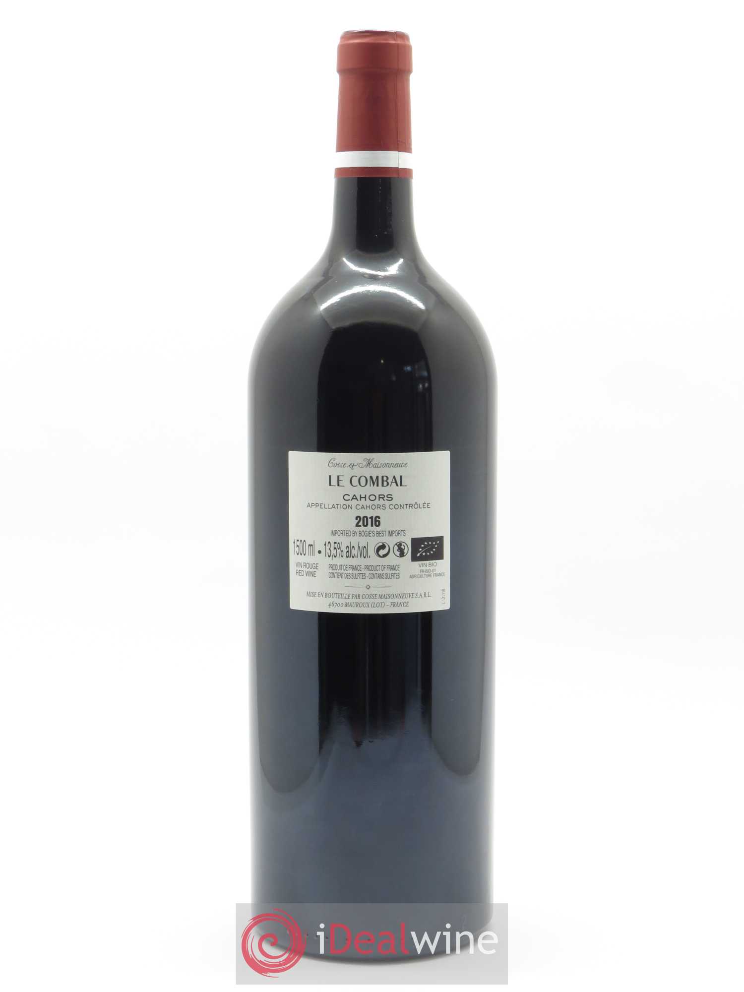 Cahors Le Combal Cosse-Maisonneuve (Domaine) 2016 - Lot de 1 magnum - 1