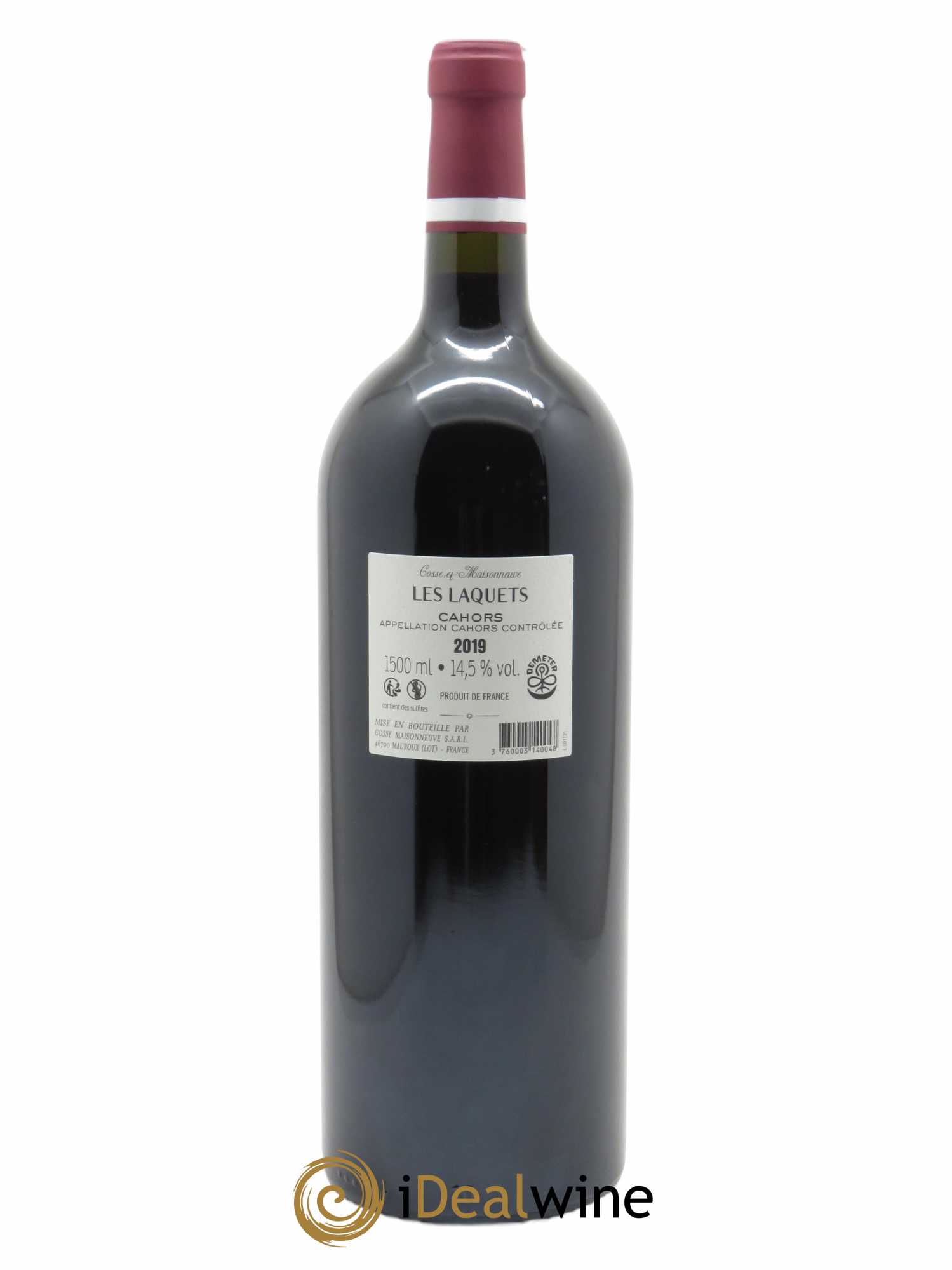 Cahors Les Laquets Cosse-Maisonneuve (Domaine) 2019 - Lot of 1 magnum - 1