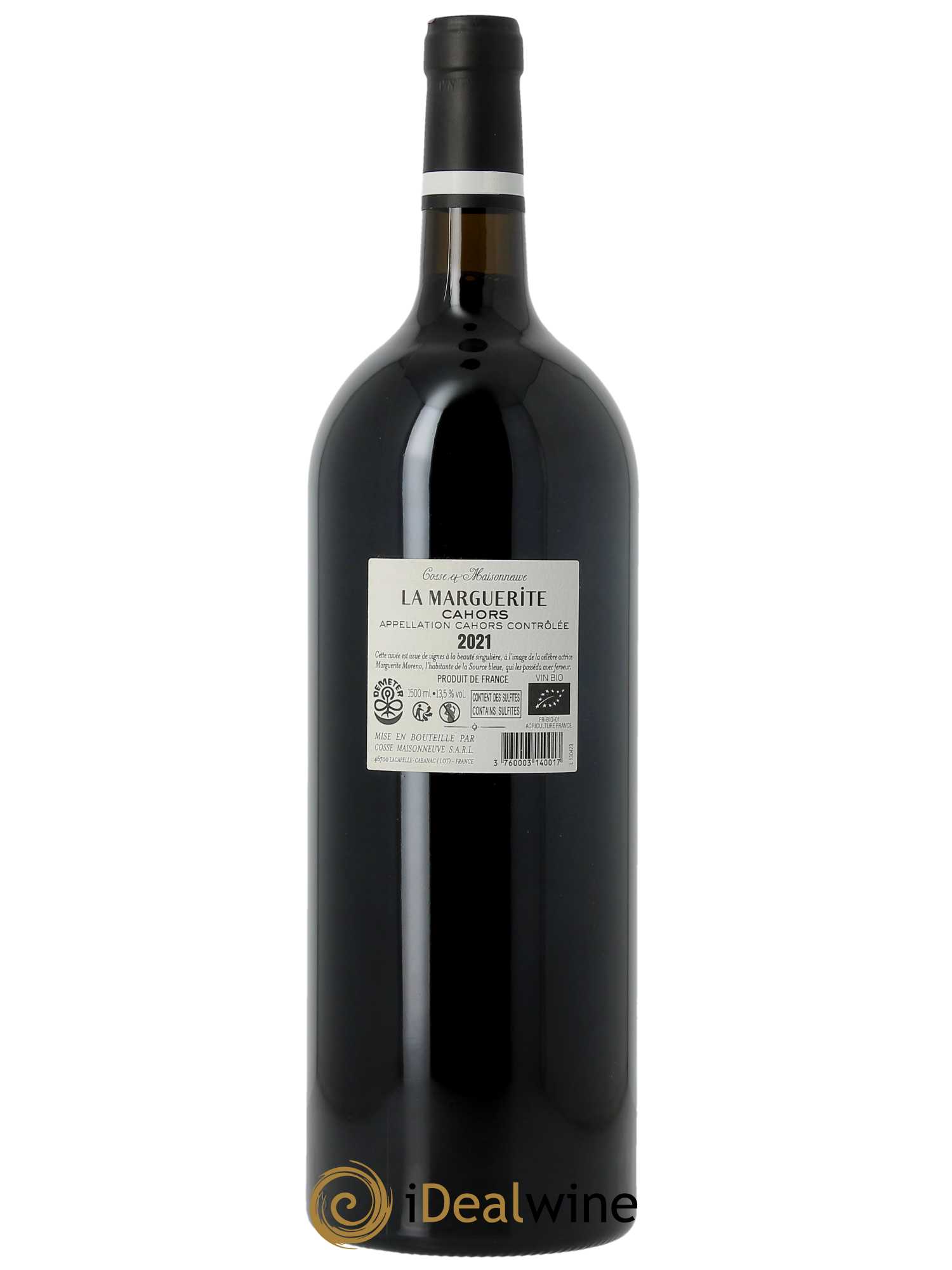 Cahors La Marguerite Cosse-Maisonneuve (Domaine) 2021 - Lot of 1 magnum - 1