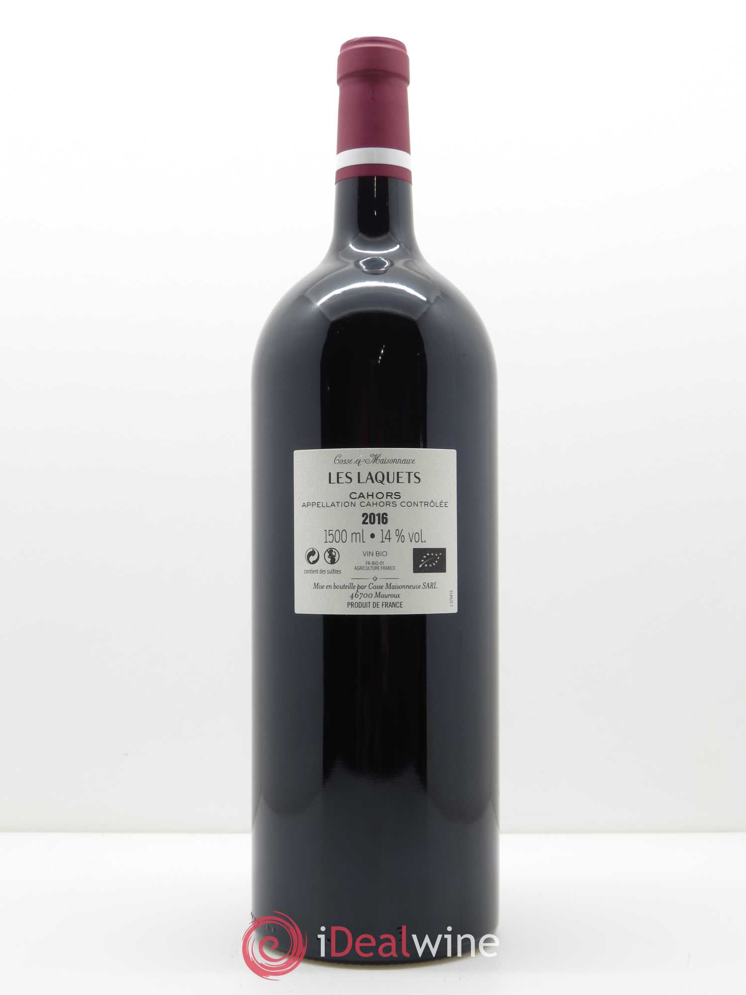 Cahors Les Laquets Cosse-Maisonneuve (Domaine) 2016 - Lot de 1 magnum - 1