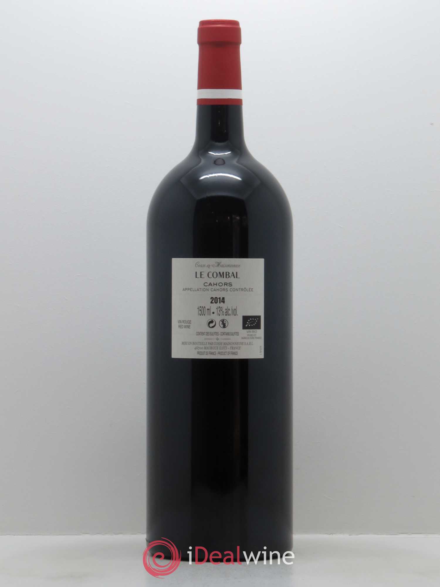 Cahors Le Combal Cosse-Maisonneuve (Domaine) 2014 - Lot de 1 magnum - 1