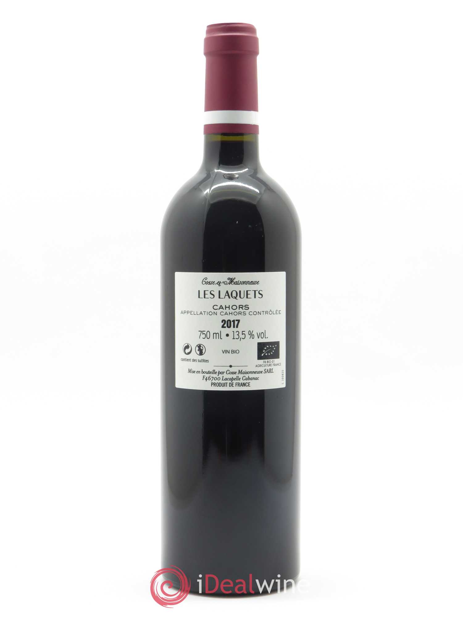 Cahors Les Laquets Cosse-Maisonneuve (Domaine) 2017 - Lot de 1 bouteille - 1