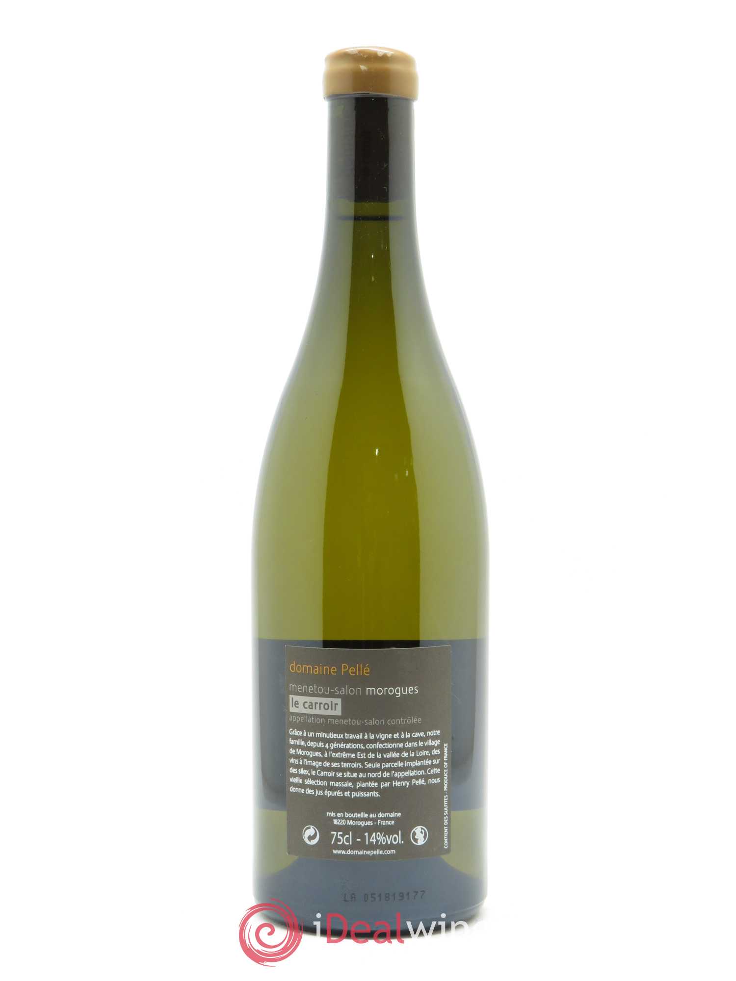 Menetou-Salon Le Carroir Domaine Henry Pellé 2018 - Lot de 1 bouteille - 1