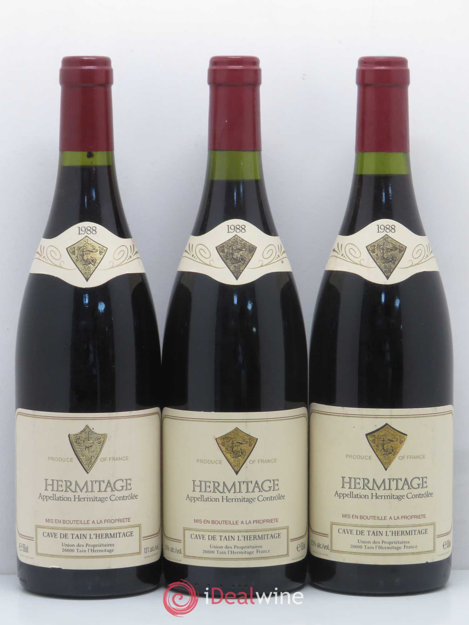 Hermitage Cave de Tain L'Hermitage 1988 - Posten von 6 Flaschen - 1