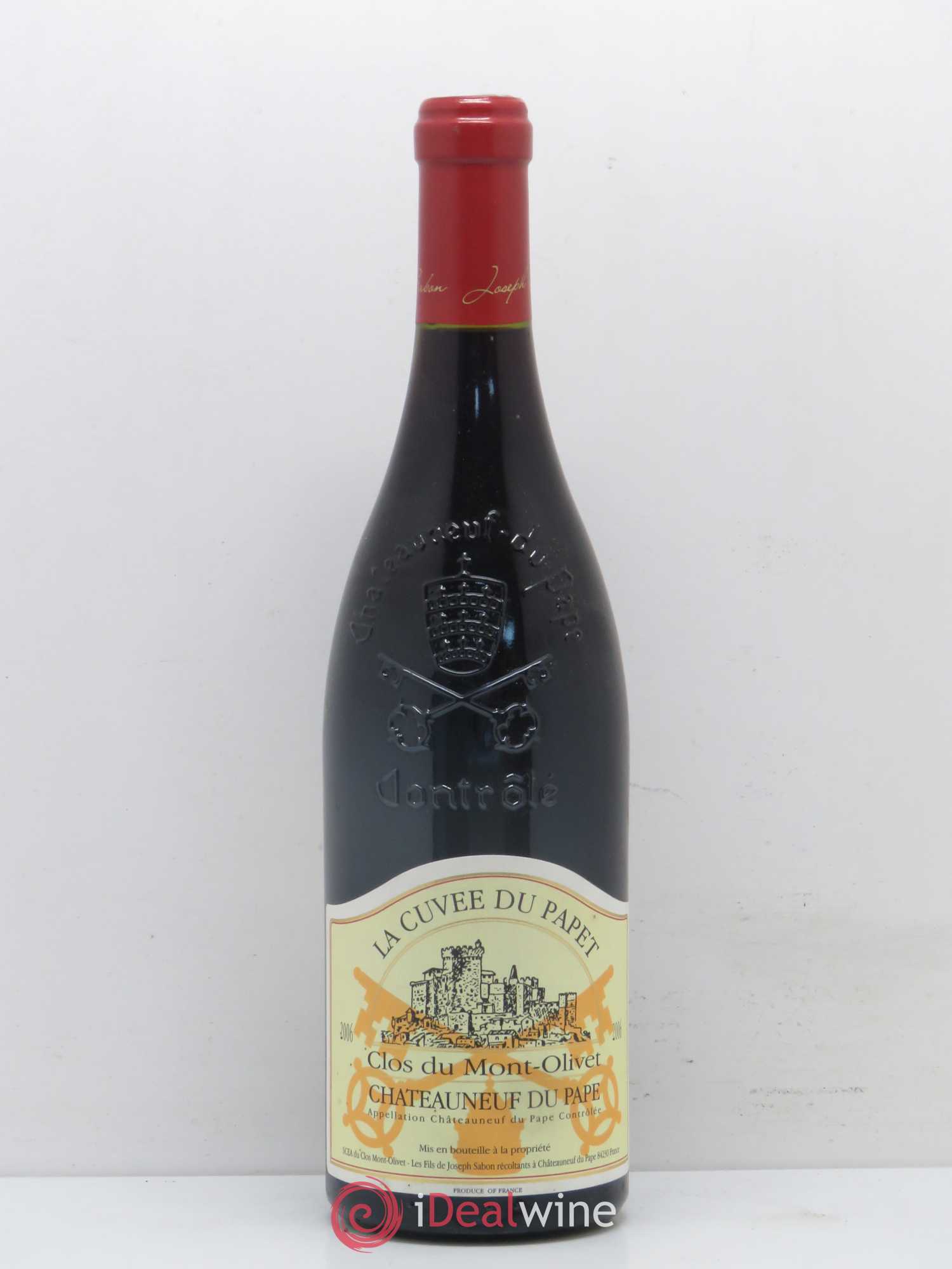 Châteauneuf-du-Pape Clos du Mont-Olivet Les fils de Joseph 2006 - Posten von 1 Flasche - 0