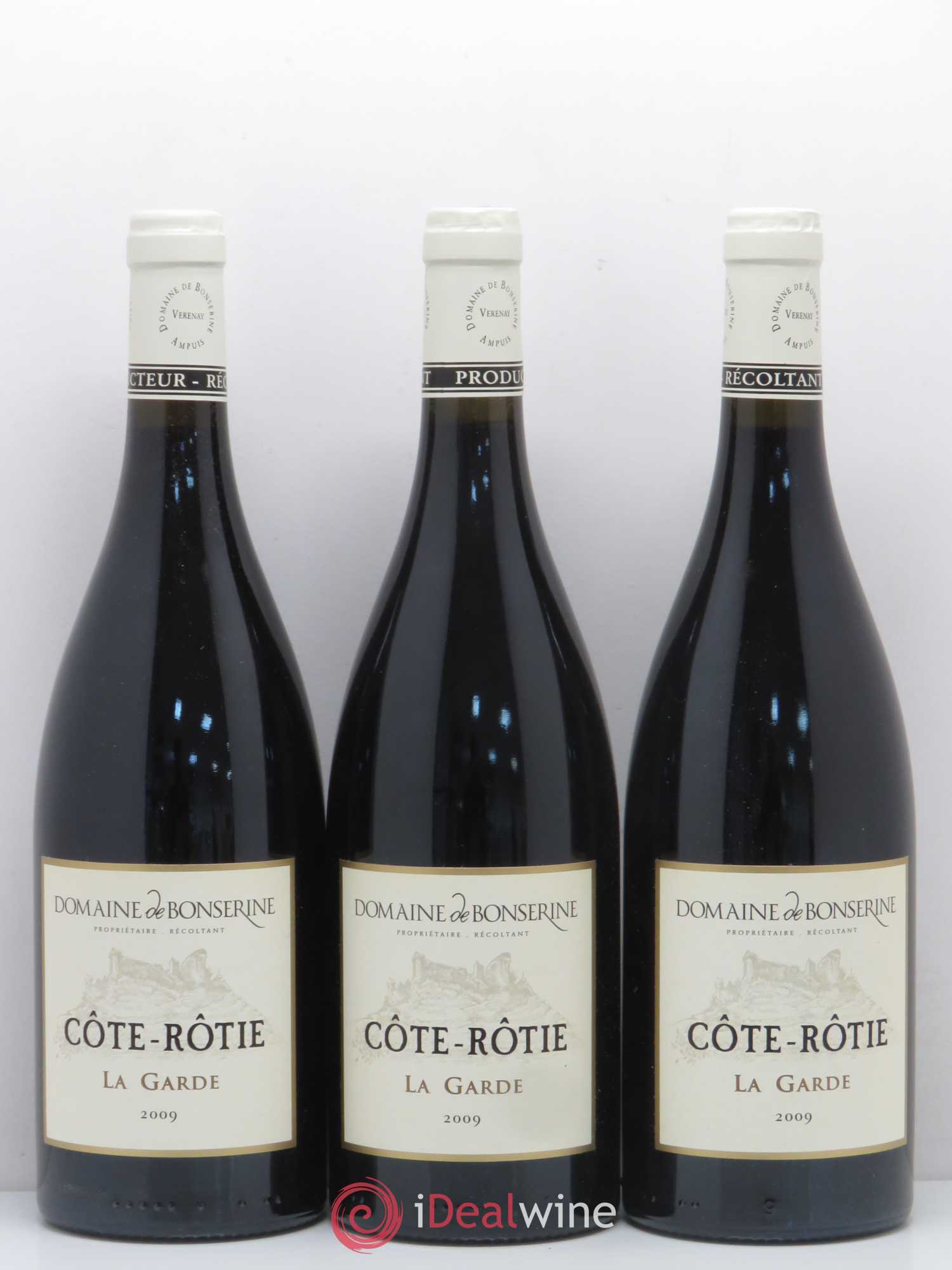 Côte-Rôtie La Garde Bonserine (Domaine de) 2009 - Lot de 3 bouteilles - 0