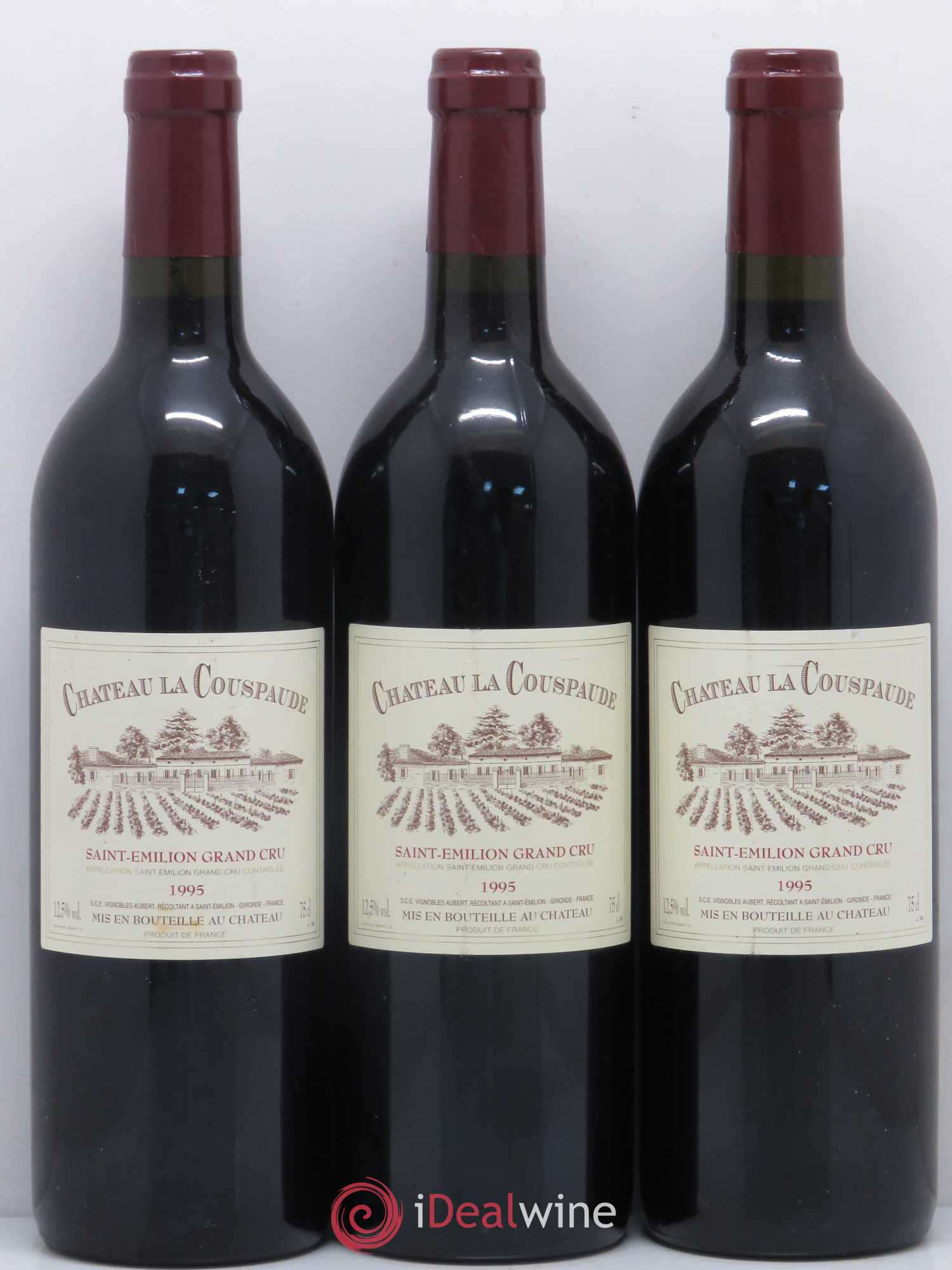 Saint-Émilion Château La Couspaude 1995 - Posten von 6 Flaschen - 1