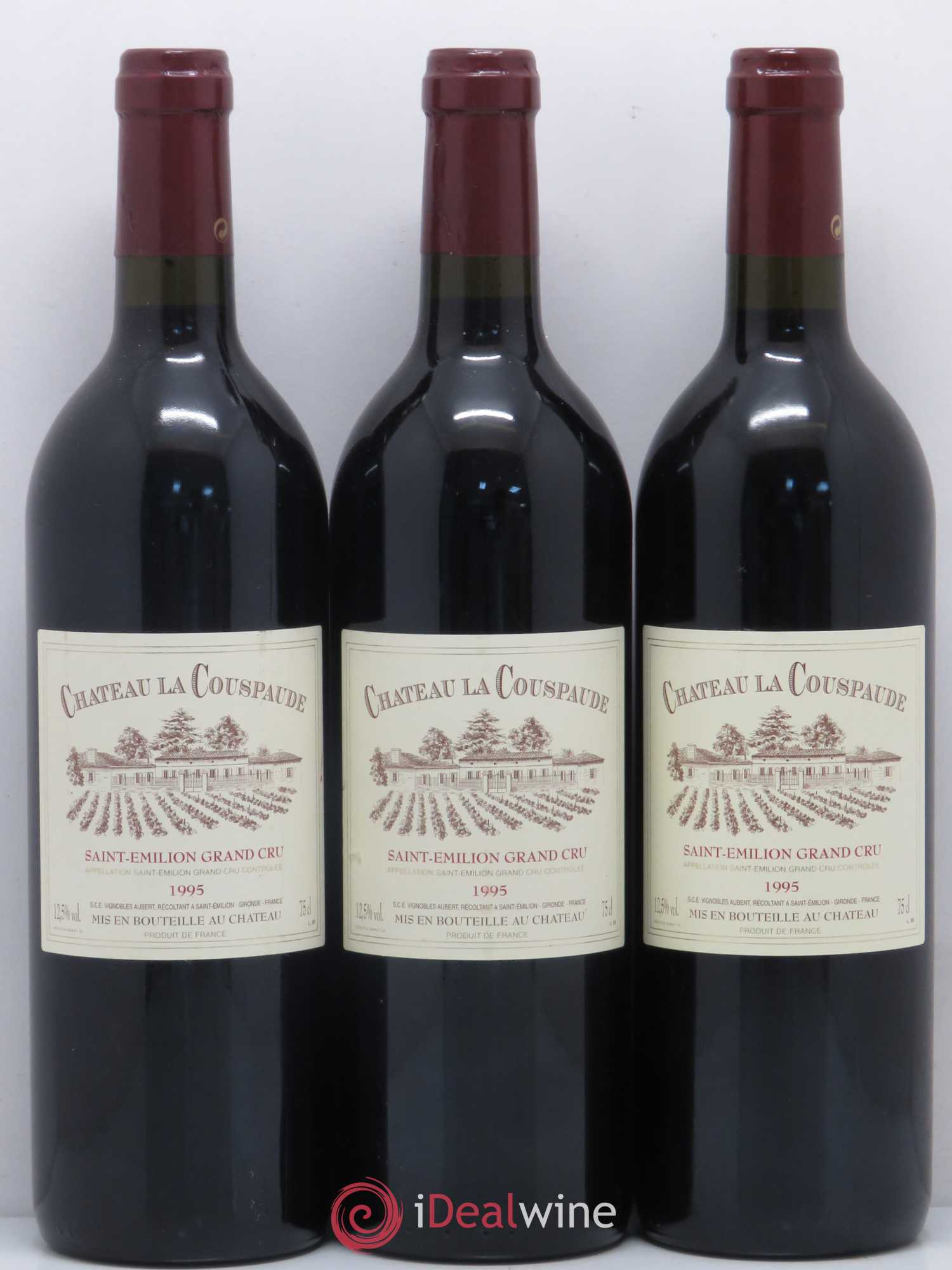 Saint-Émilion Château La Couspaude 1995 - Posten von 6 Flaschen - 2