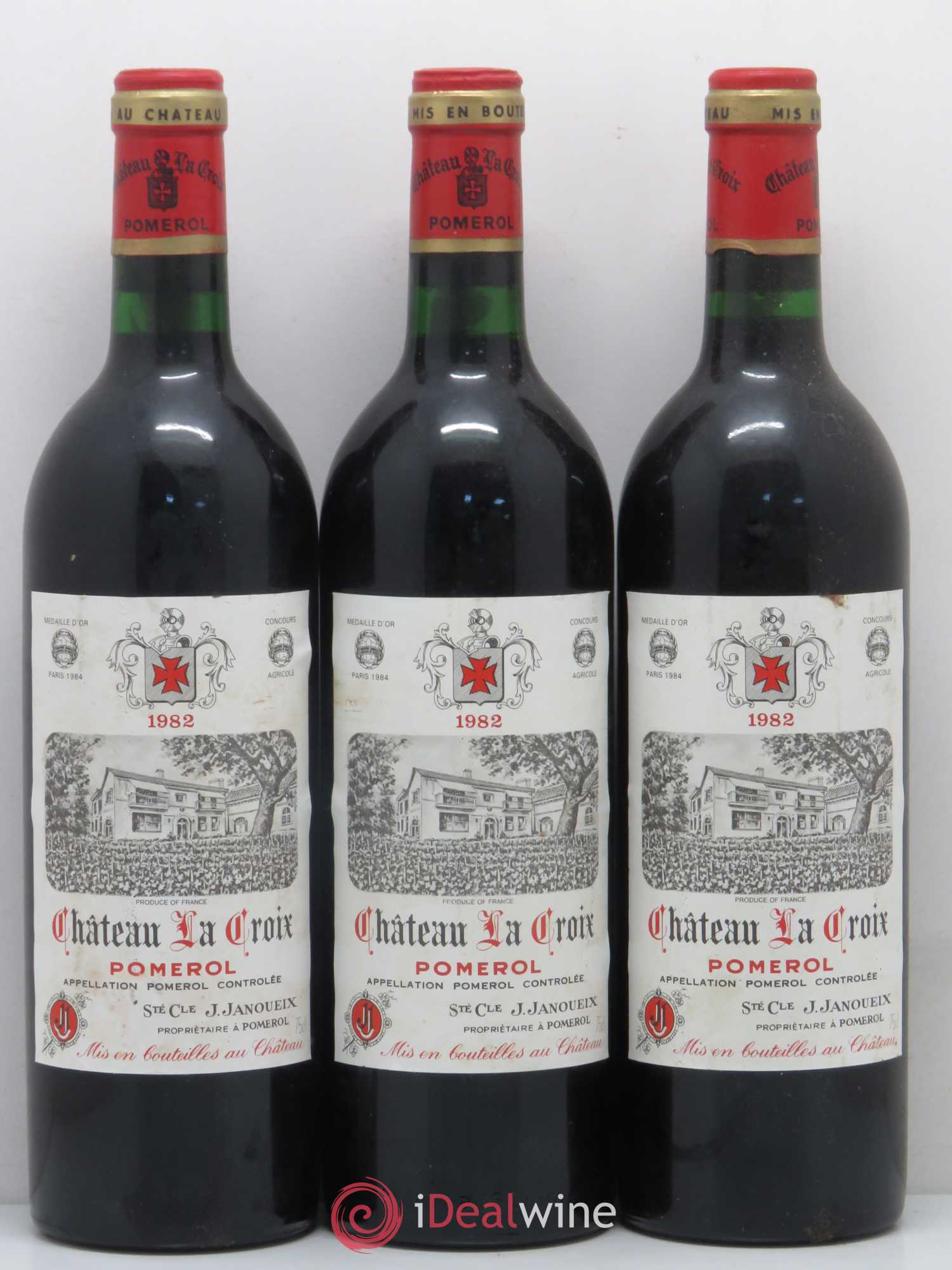 Pomerol Château Lacroix 1982 - Lot de 6 bouteilles - 1