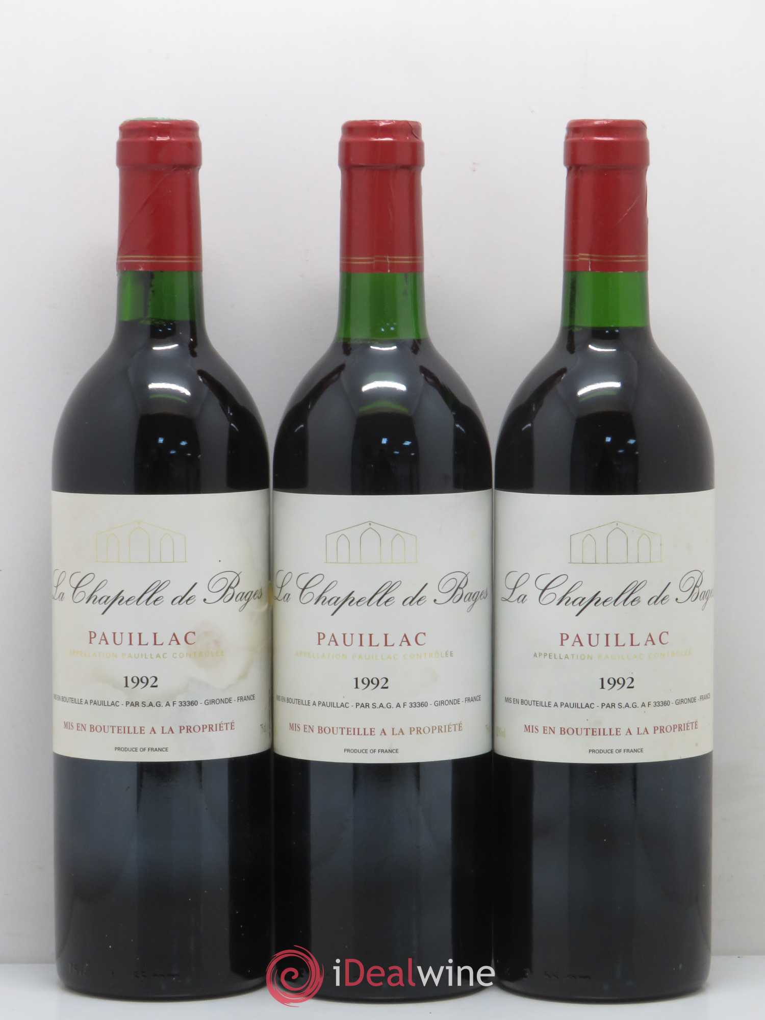La Chapelle de Haut Bages 1992 - Lot de 6 bouteilles - 1