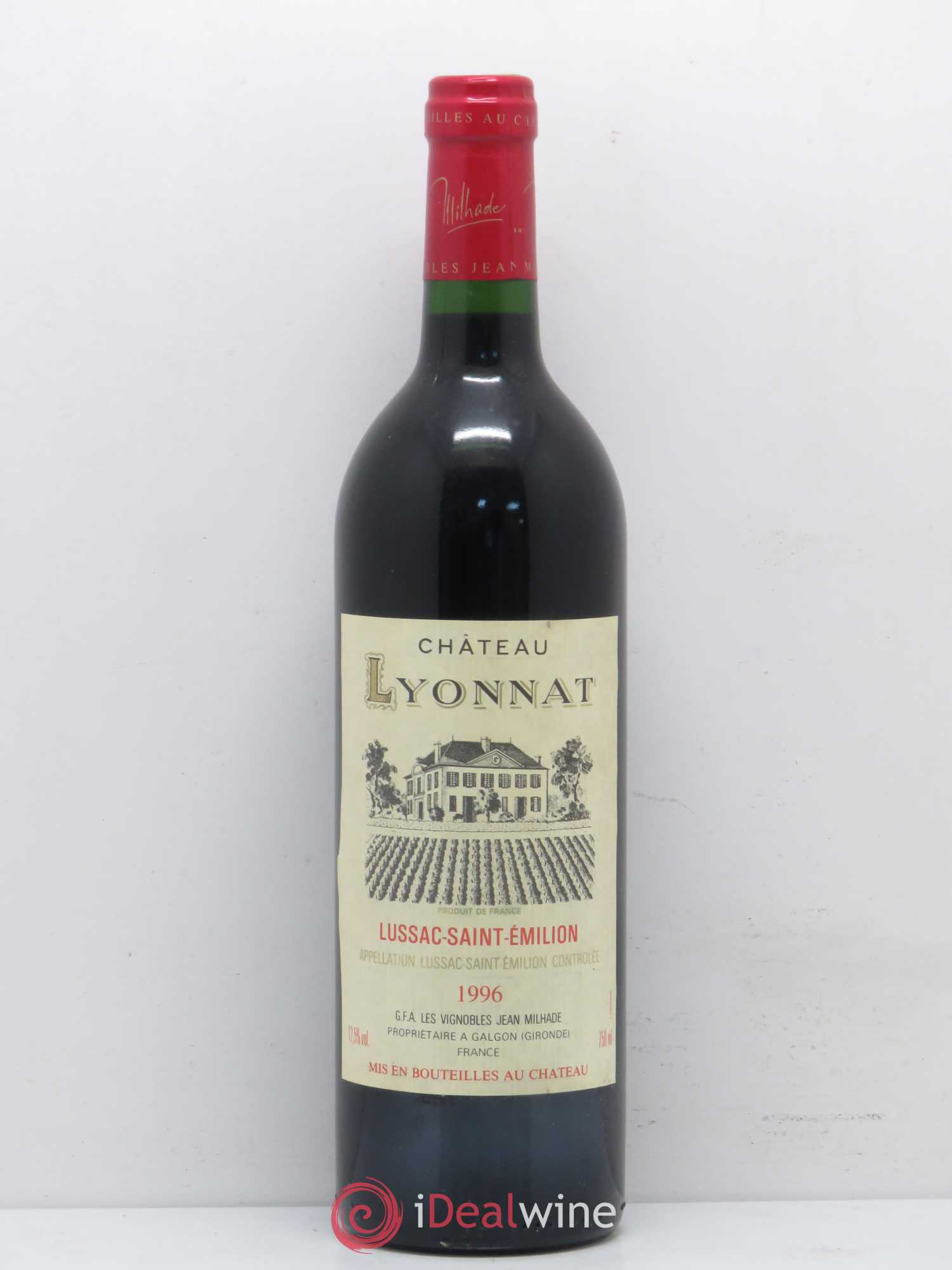 Château Lyonnat 1996 - Lot de 1 bouteille - 0