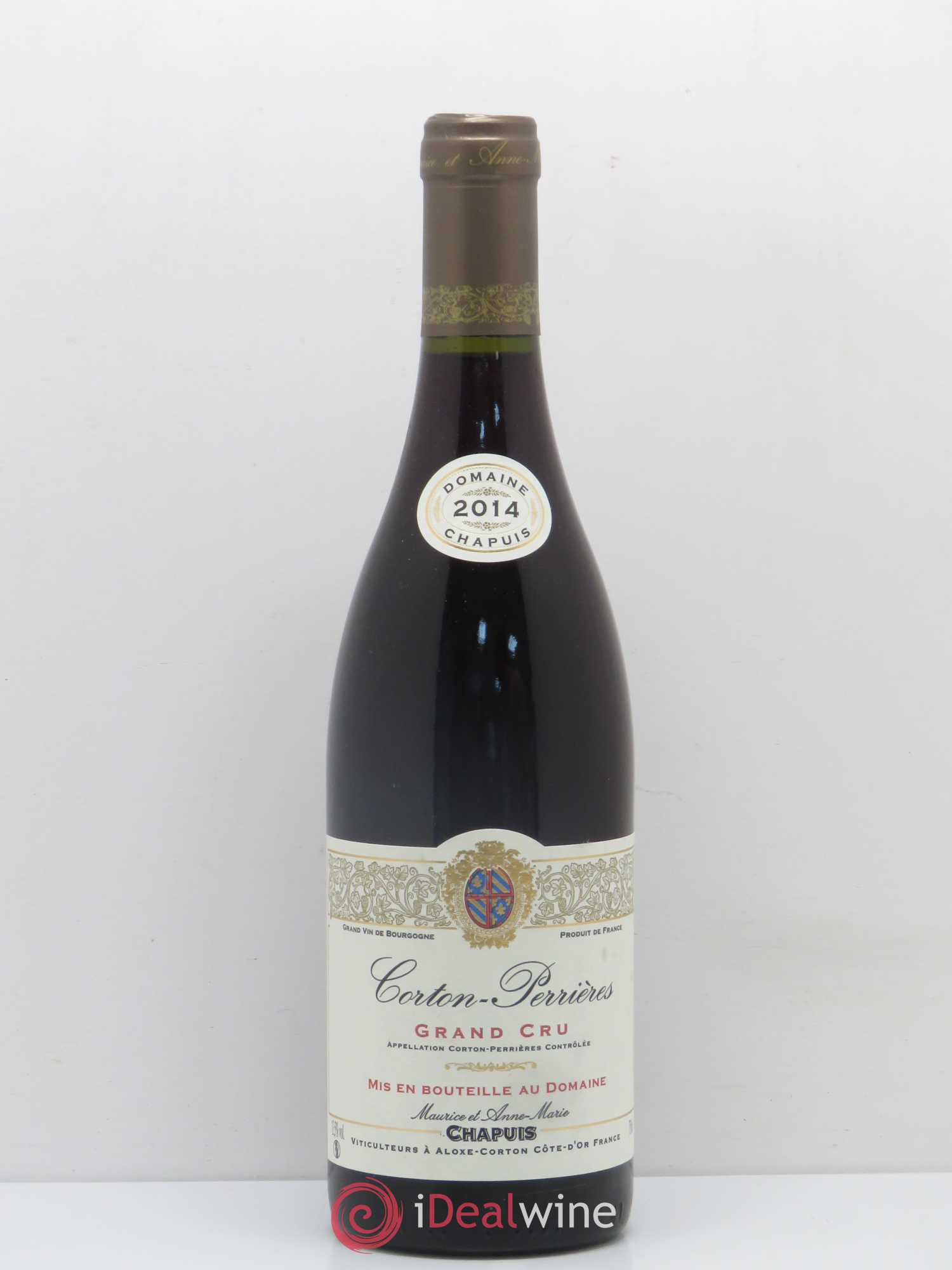 Corton Grand Cru Perrières Domaine Chapuis 2014 - Posten von 1 Flasche - 0