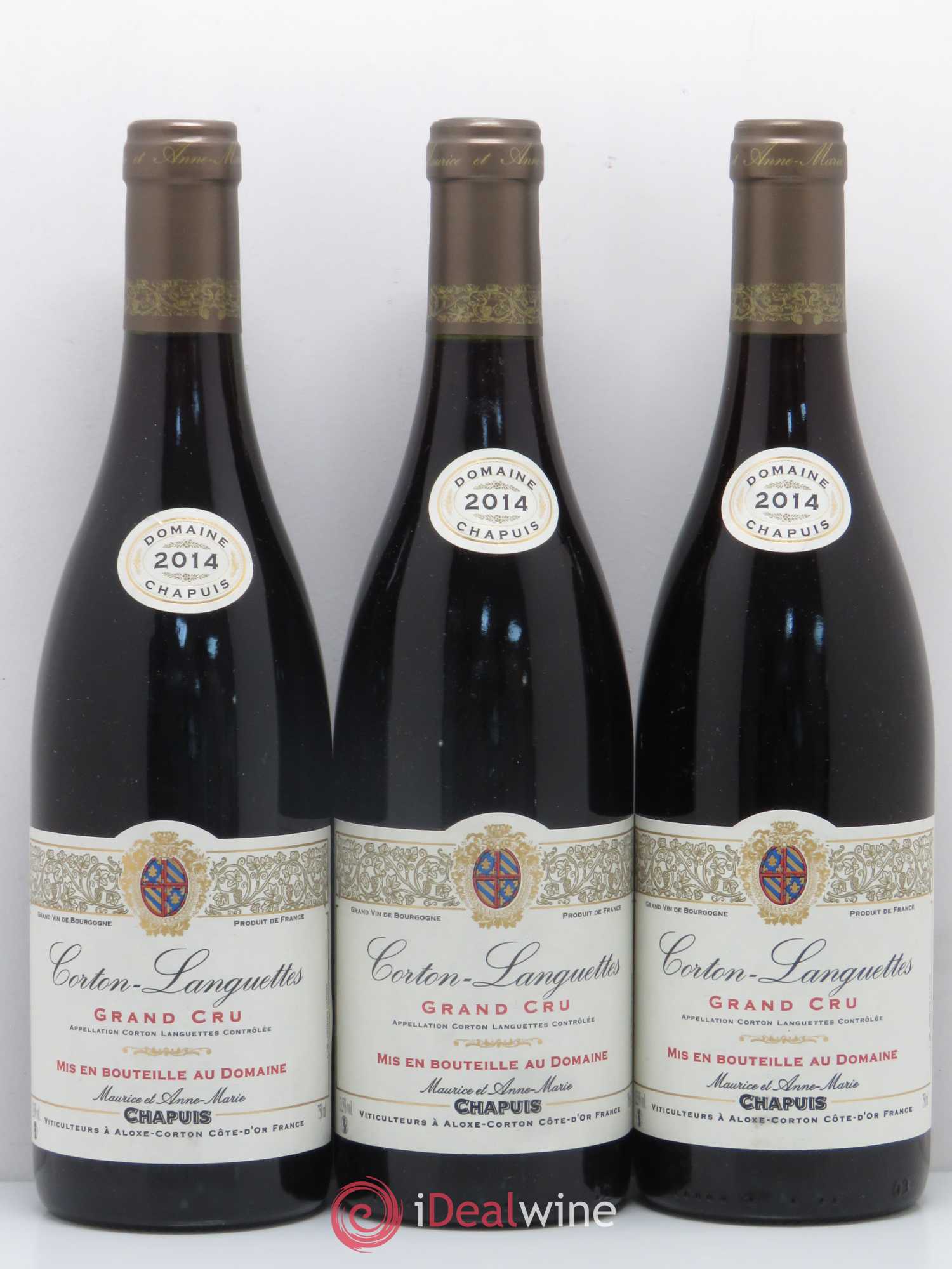Corton Grand Cru Languettes Domaine Chapuis 2014 - Posten von 6 Flaschen - 1