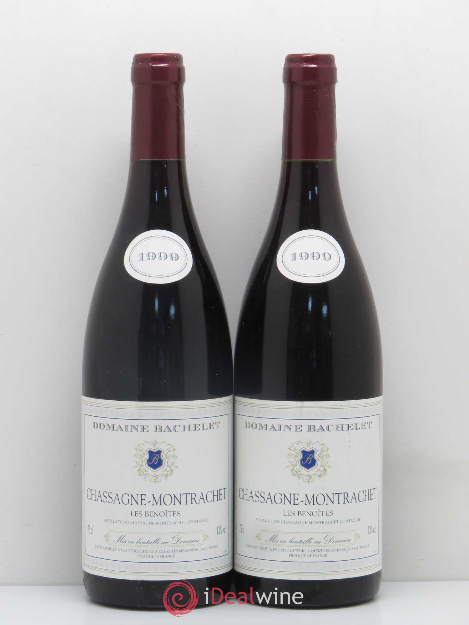 Chassagne-Montrachet 1er Cru Les Benoites Domaine Bachelet 1999 - Lot de 5 bouteilles - 2